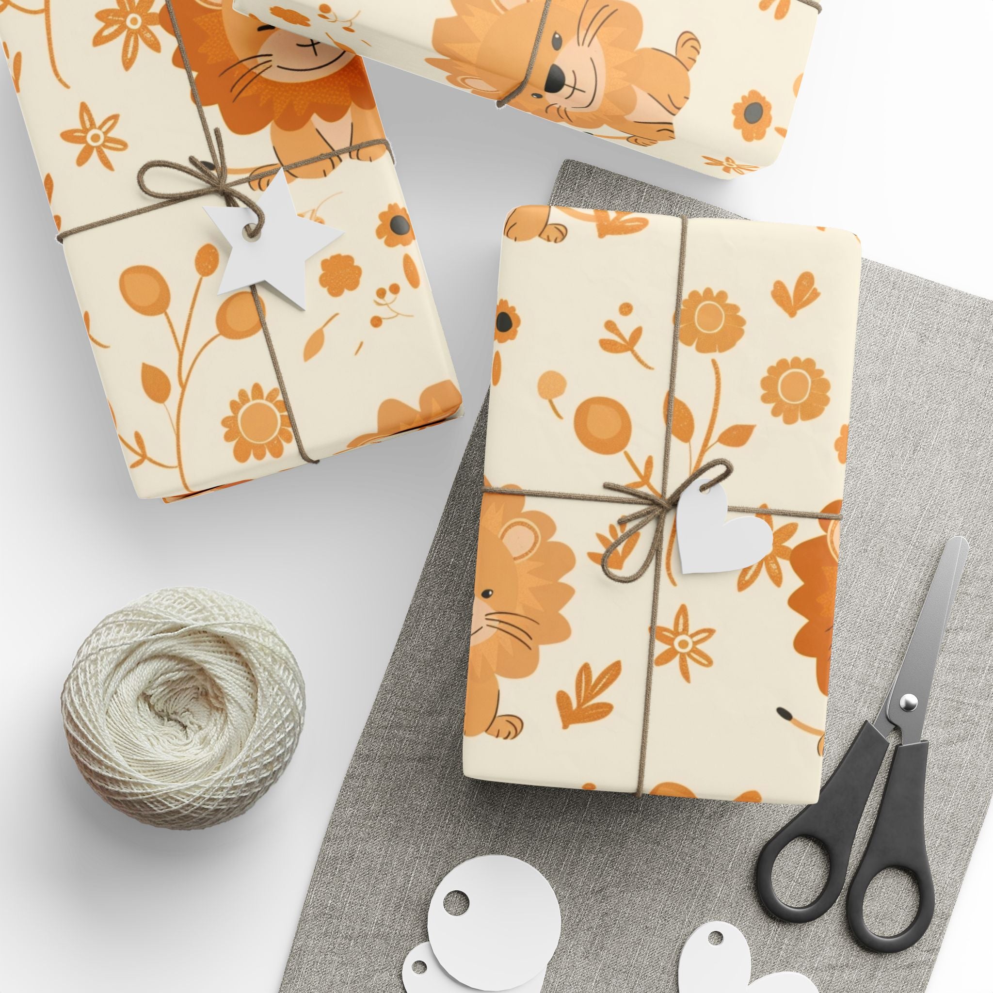 cut-lion-jungle-party-gift-wrap-paper-for-birthdays-and-holidays-30x72-inch-fun-wrapping-sheets-baby-gift-wrap-celebratory