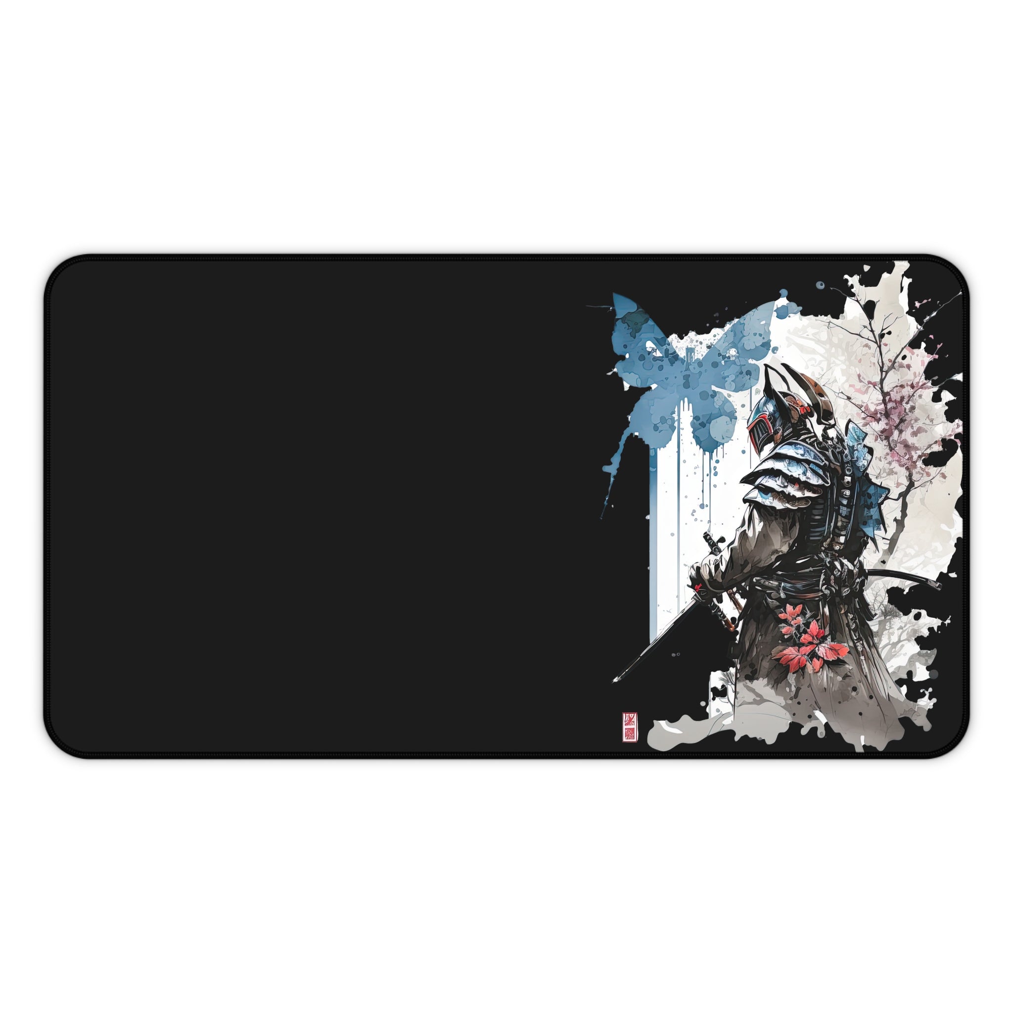 japanese-samurai-watercolor-mousepad-desk-mat-katana-desk-pad-for-home-office-xlarge-gaming-blue-desk-mat-large-keyboard-mat-