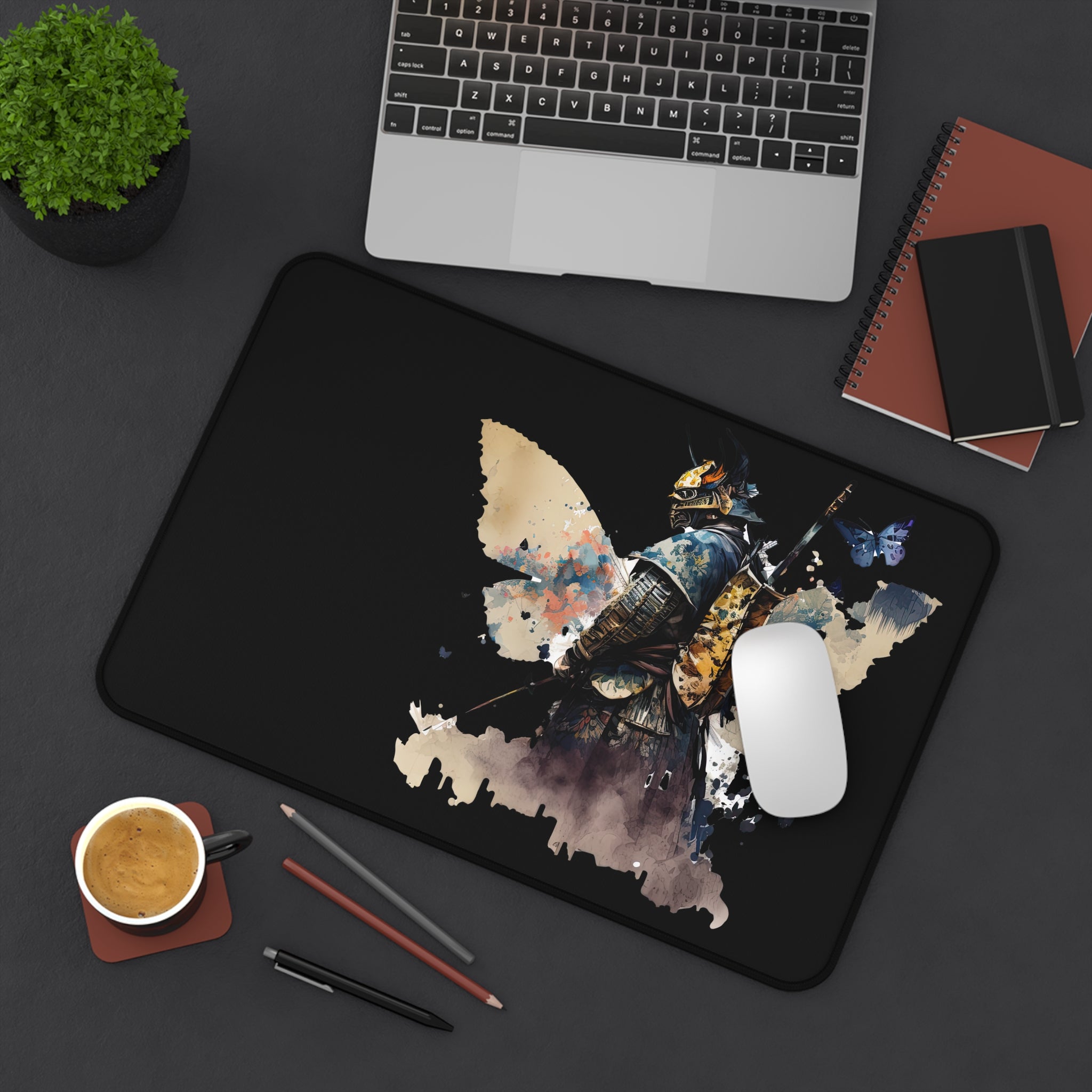 japanese-samurai-watercolor-butterfly-mousepad-desk-mat-desk-pad-for-home-office-gaming-work-desk-large-keyboard-mat-gift-for