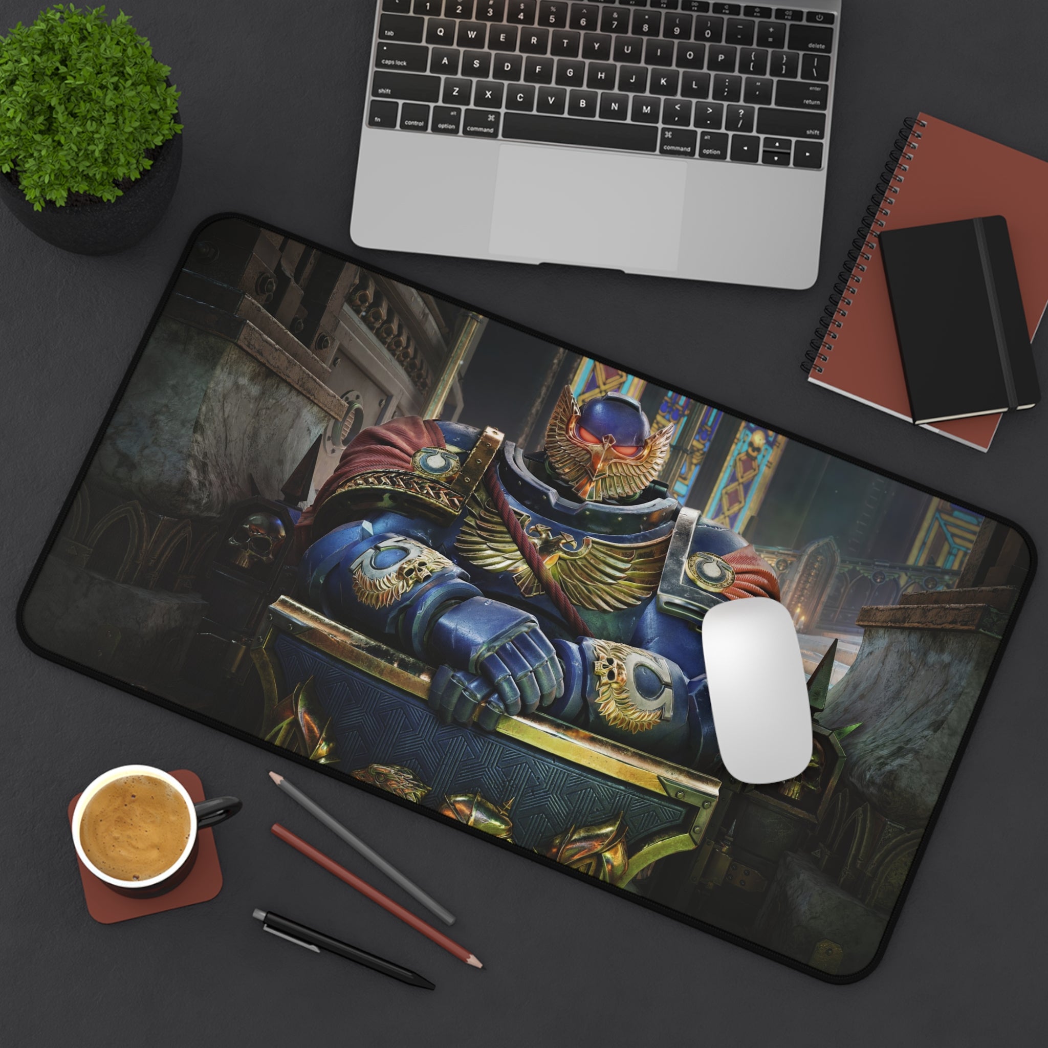warhammer-40k-gaming-mouse-pad-space-marine-2-heavy-bullwark-xl-desk-mat-extended-desk-pad-for-wargaming-gamer-gift