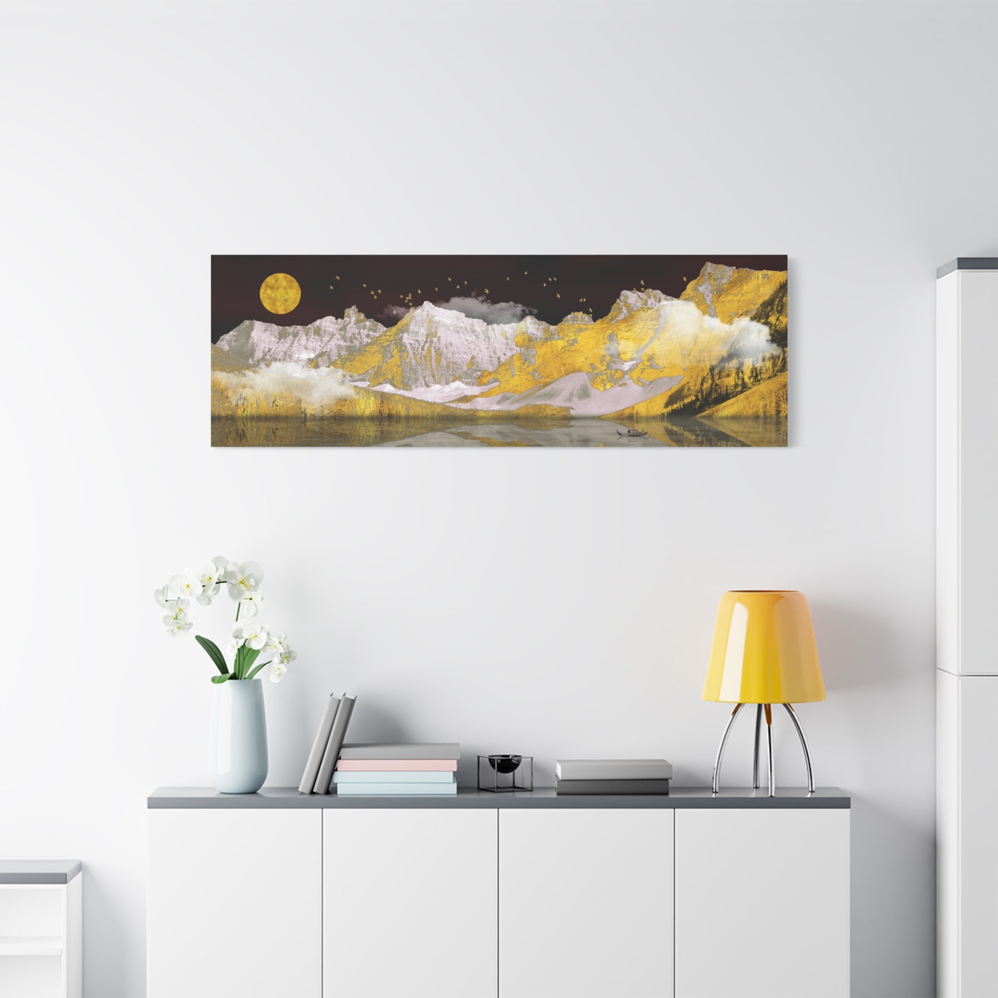 canvas-print-abstract-sky-art-golden-decor-watercolor-landscape-office-decor-wall-art-beautiful-brush-stretched-matte-canvas