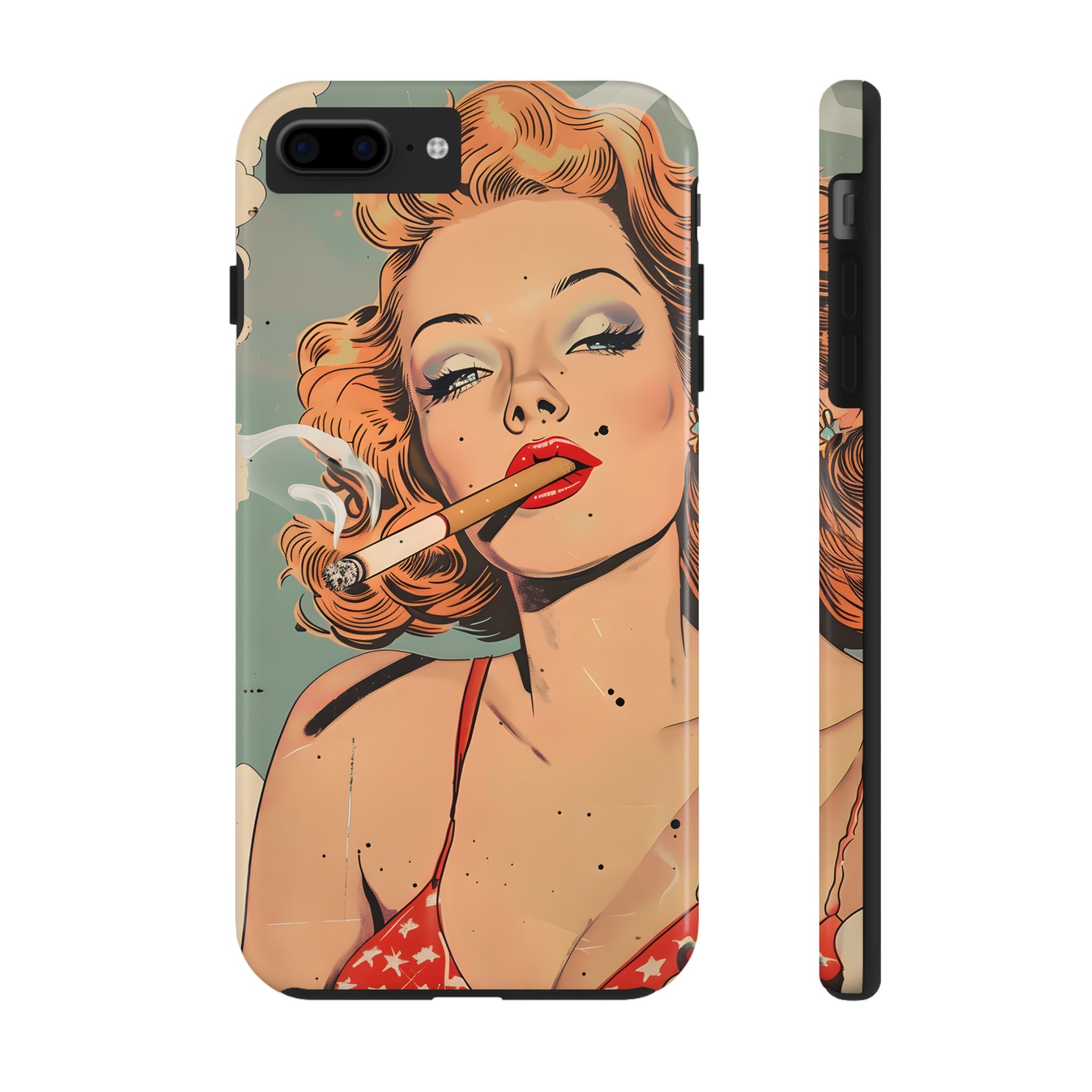 tough-phone-cases-vintage-pin-up-girl-iphone-cover-strong-phone-protector-retro-pinup-design-protective-smartphone-case