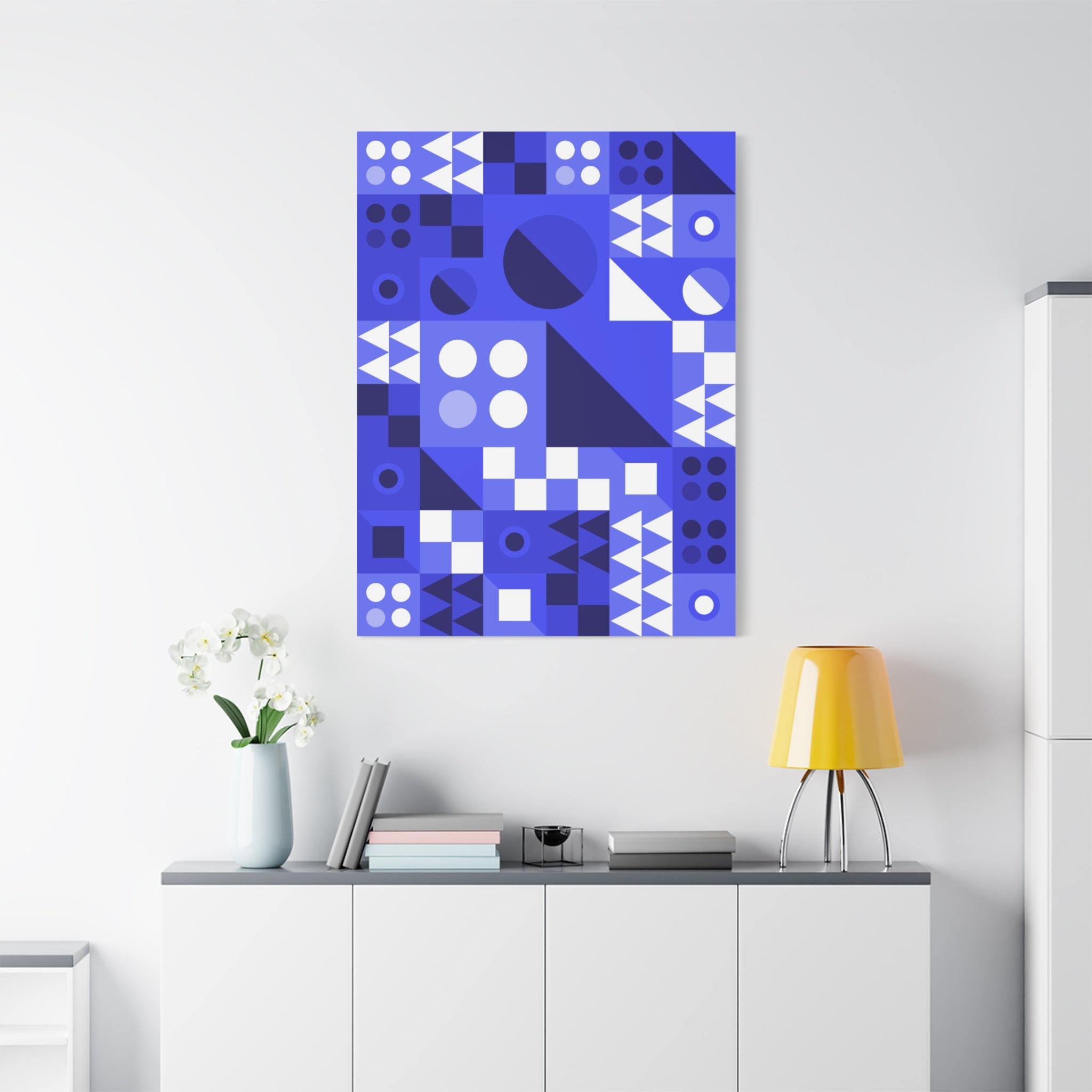 canvas-print-blue-white-geometric-wall-art-matte-canvas-stretched-canvas-home-decor-office-decor-abstract-art-modern-art-uniq