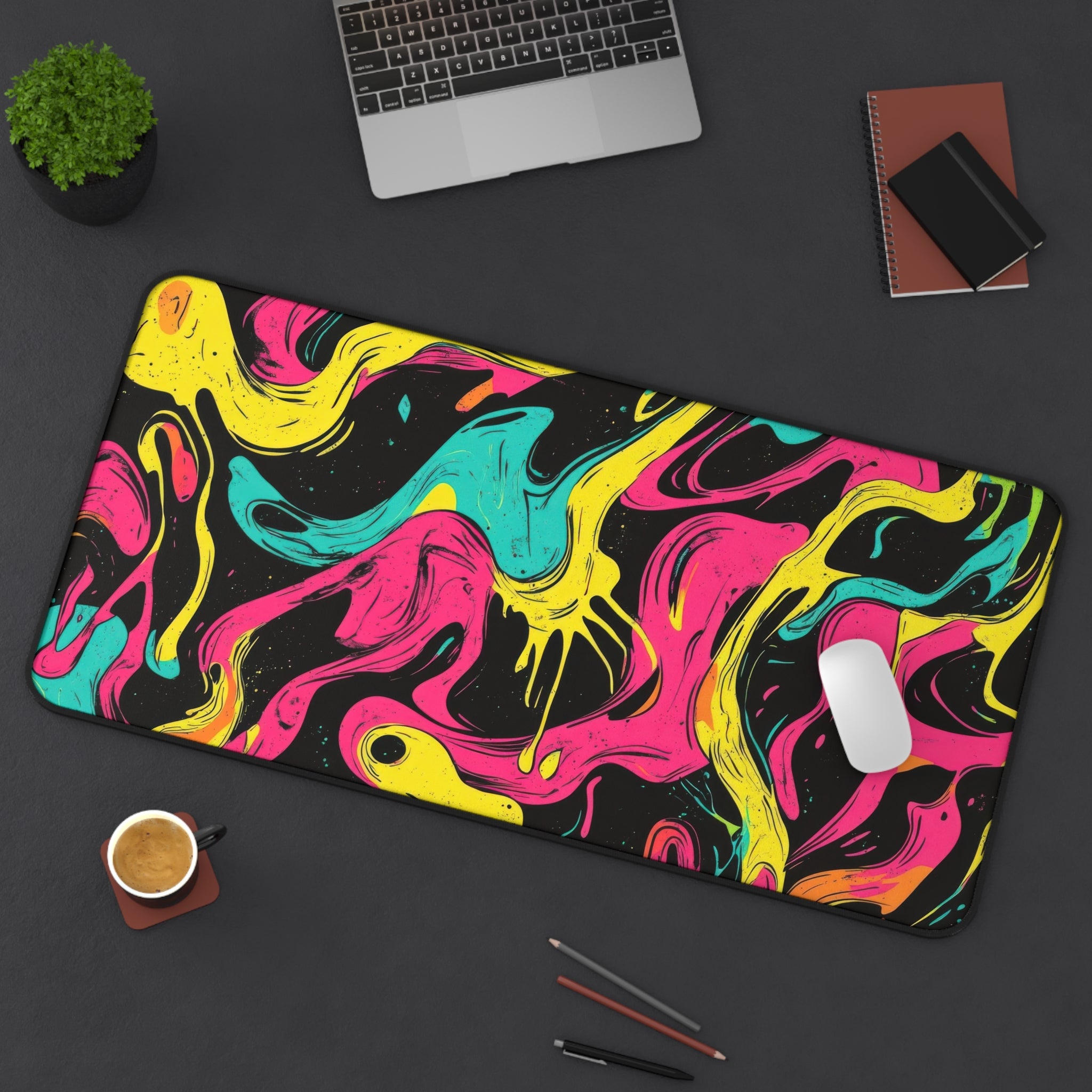 vibrant-multicolor-desk-pad-abstract-mouse-pad-colorful-desk-mat-rainbow-abstract-desk-mat-bright-mousepad