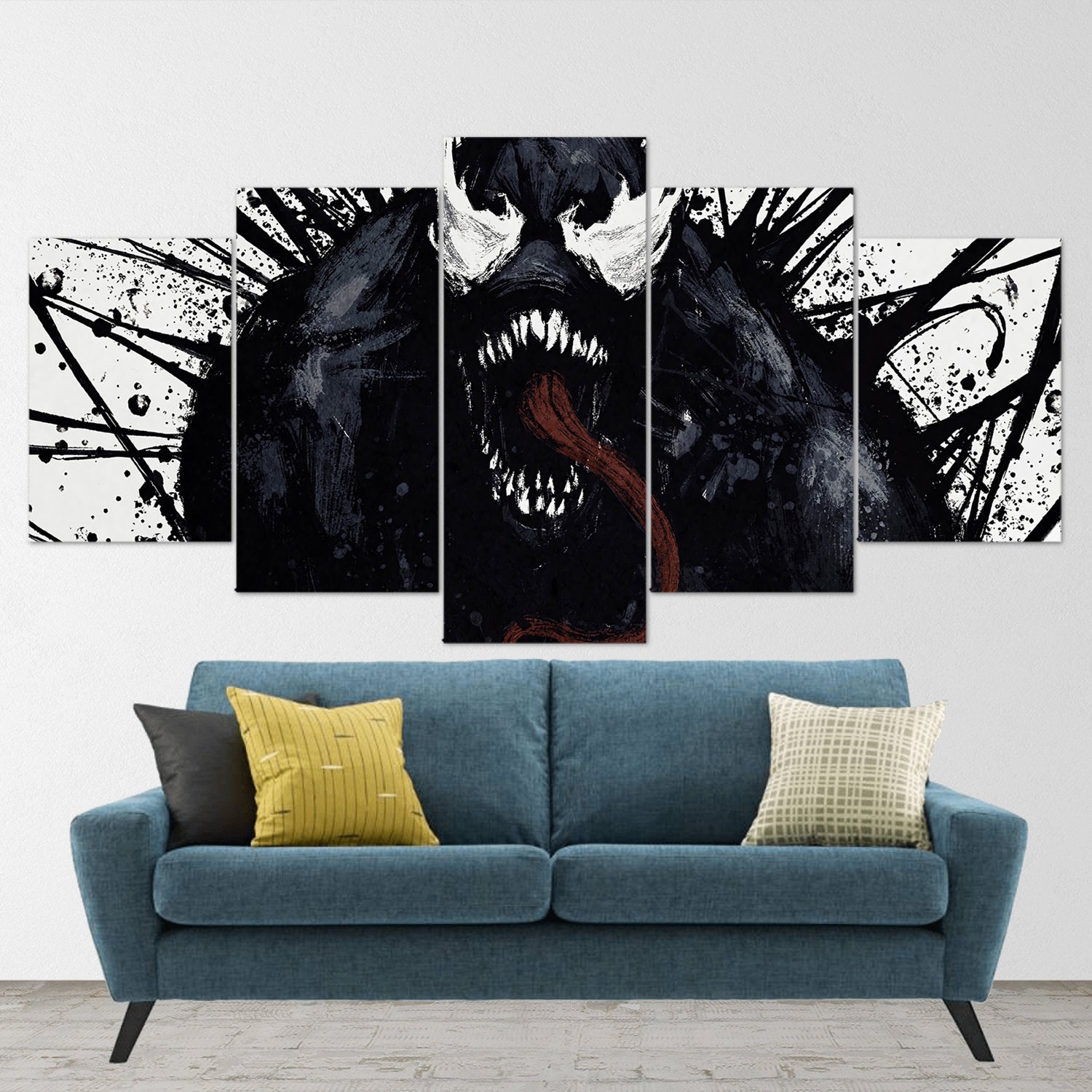 venom-5-piece-wall-art-venom-poster-venom-movie-venom-wall-art-venom-printable-venom-art-venom-wall-decor-venom-gift-venom-5-