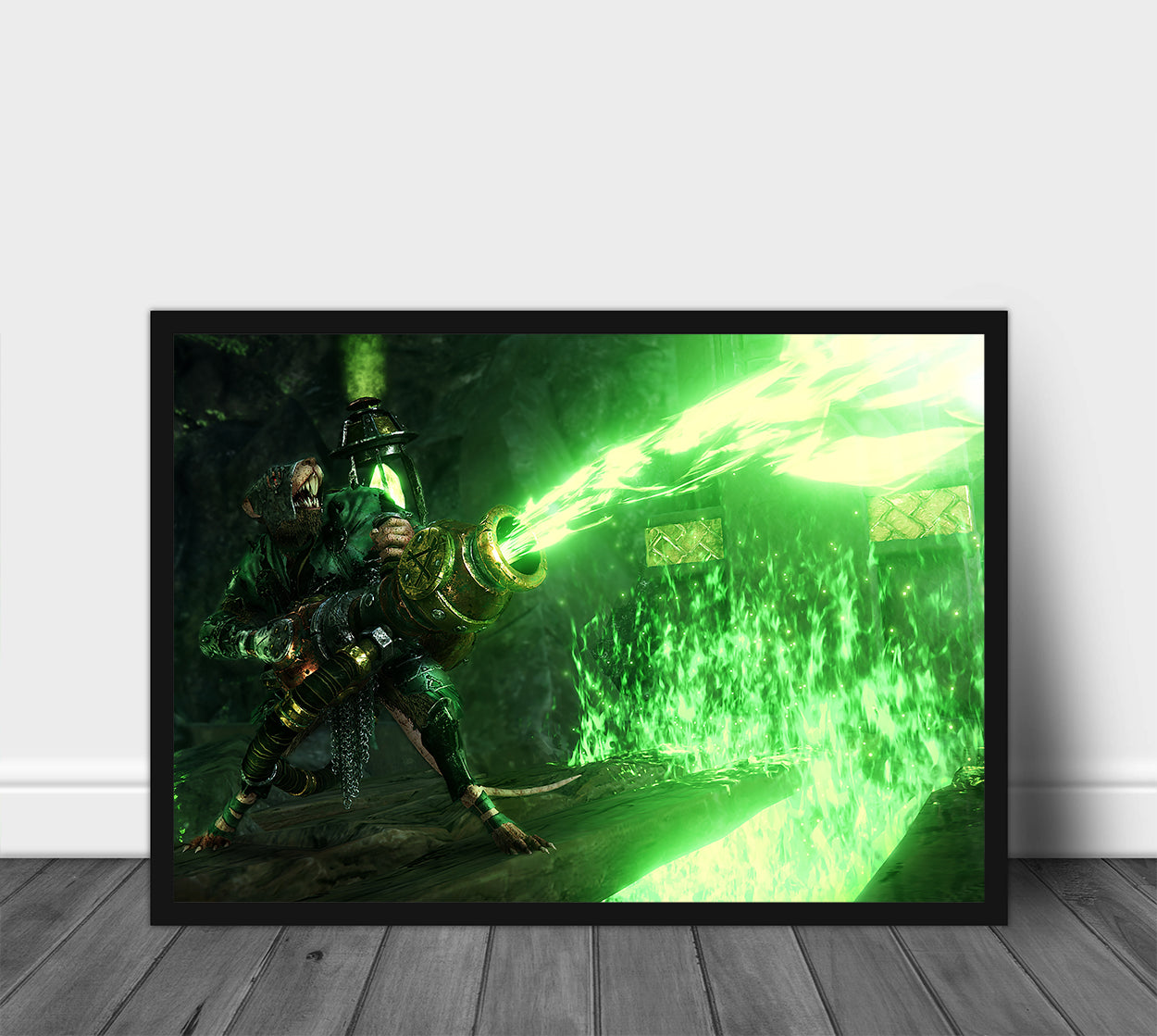 Warhammer 40K Vermintide 2 Skaven Poster Print — Rolled Wall Art for Gamers & Collectors, Space Marine Wall Art, Gaming Room Decor