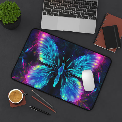 vibrant-blue-purple-butterfly-and-neon-mouse-pad-desk-pad-desk-accessories-office-decor-large-mousepad