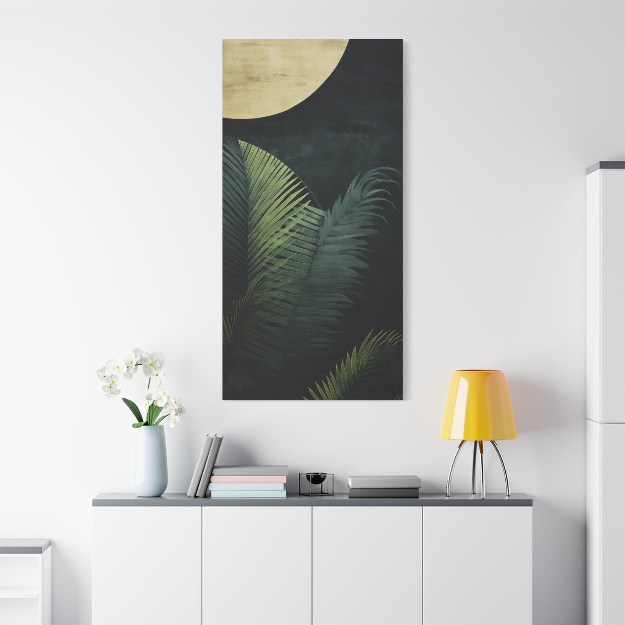 canvas-wall-art-jungle-outdoors-painting-nature-green-decor-nature-wall-art-stretched-matte-canvas-print-housewarming-gift