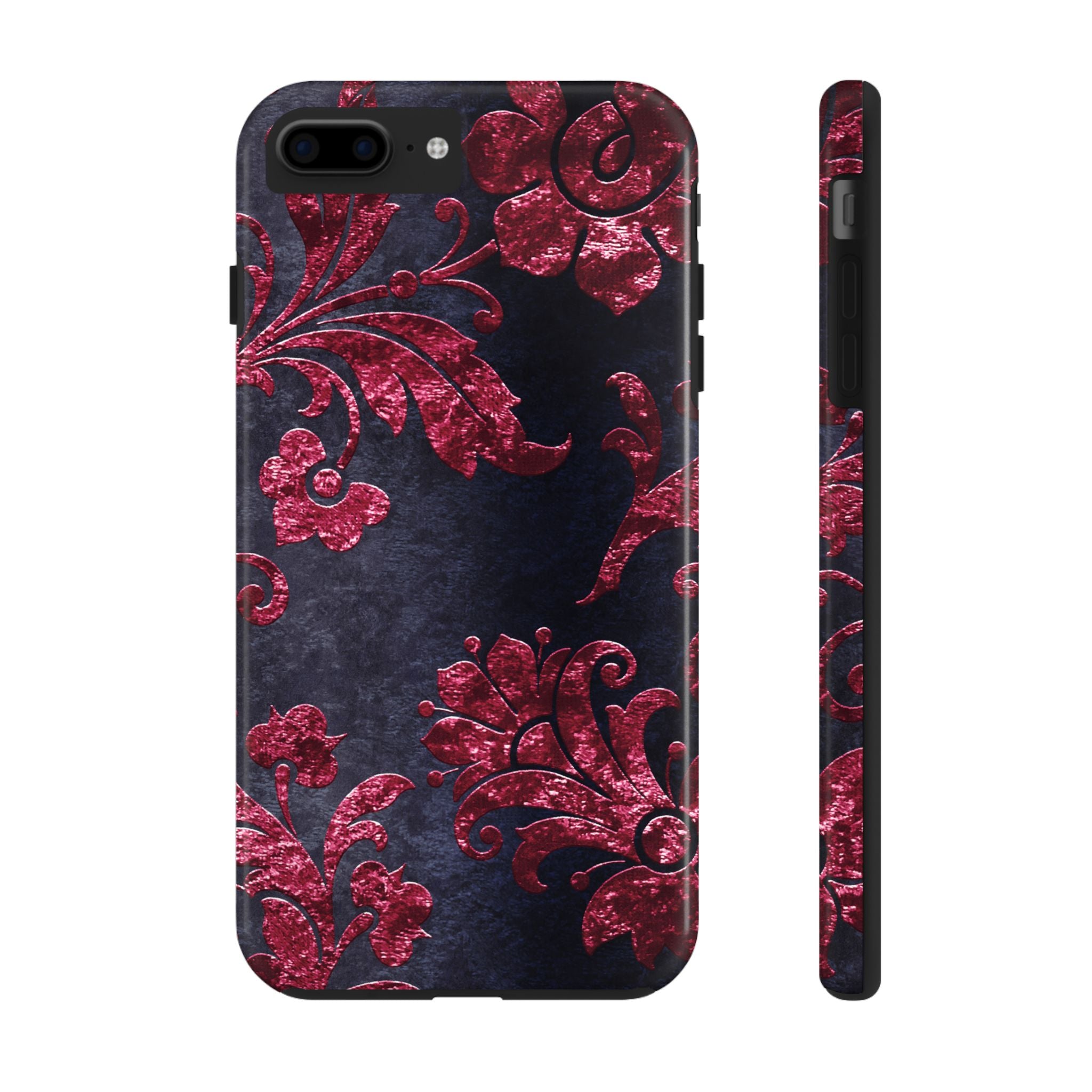 embossed-burgundy-velvet-tough-iphone-case-protective-iphone-cover-heavy-duty-iphone-case-rugged-phone-case-durable-smartphon