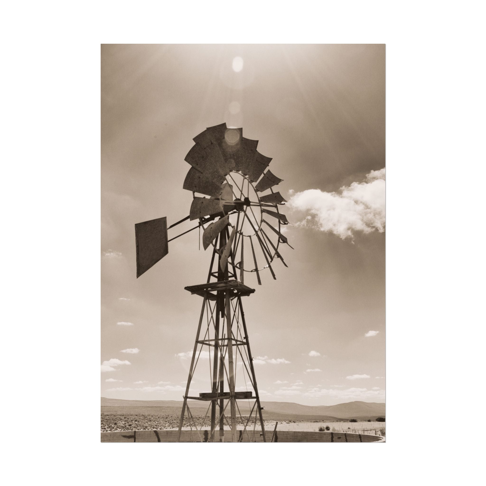 rustic-windmill-photography-poster-print-farm-house-wall-decor-gift-for-farmers-country-home-decor-windmill-wall-art