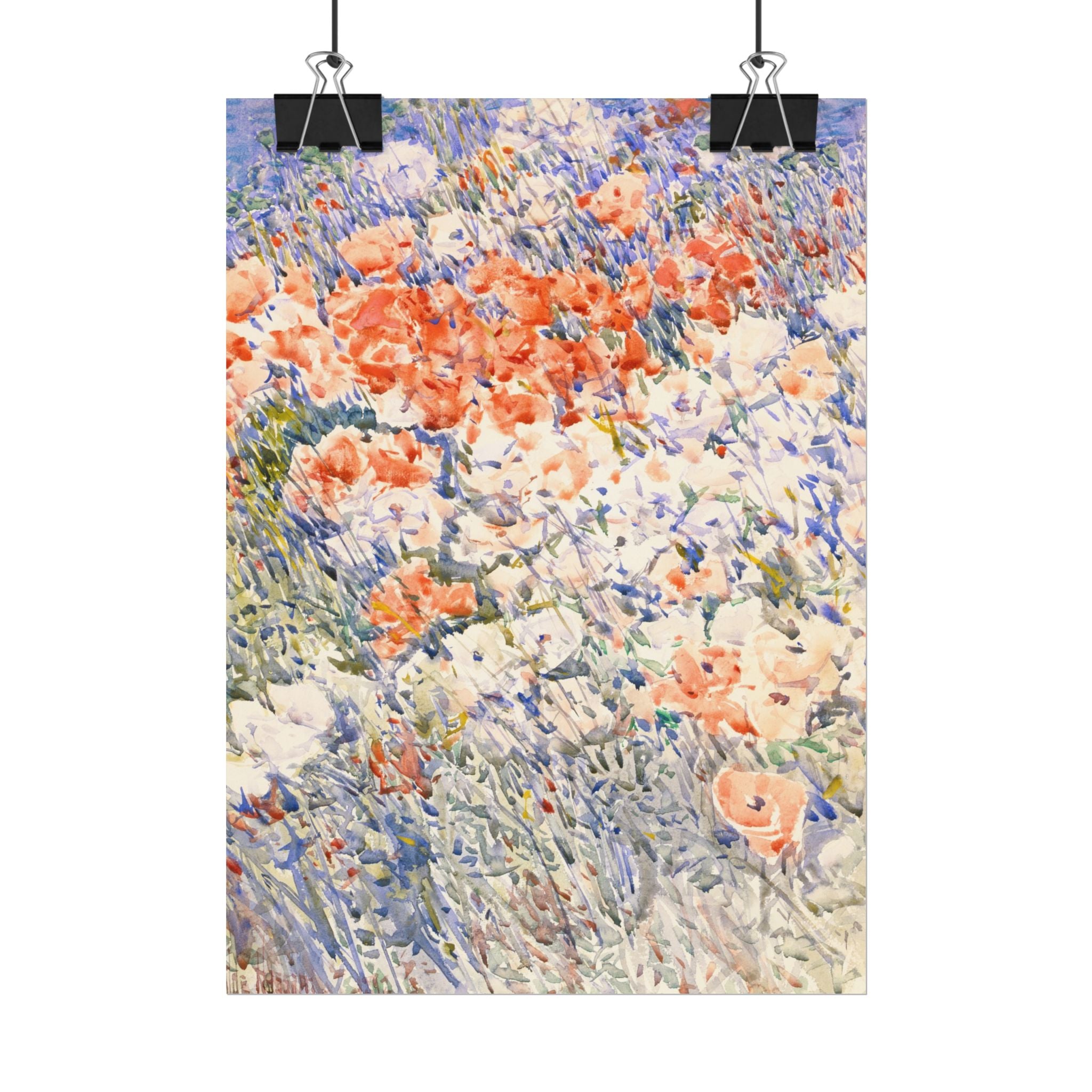 watercolor-floral-art-poster-print-the-island-garden-by-childe-hassam-rolled-posters-wall-art-home-decor-gift-for-art-lovers