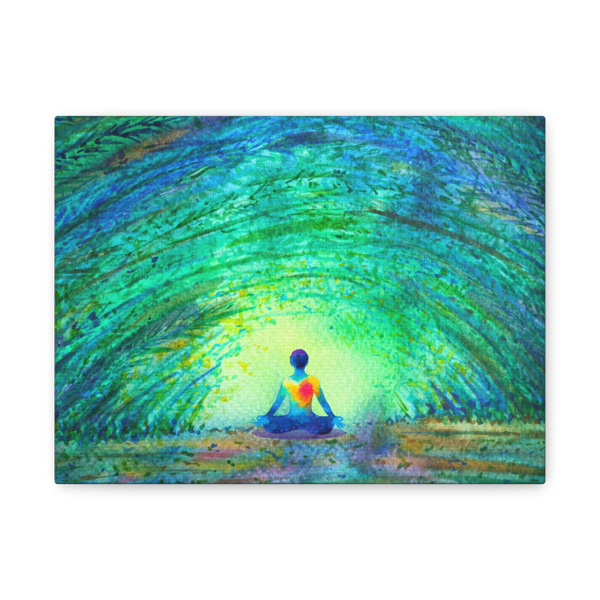 canvas-wall-art-yoga-nature-peace-home-decor-meditation-gift-mindfulness-painting-zen-retreat-print-living-room-decor