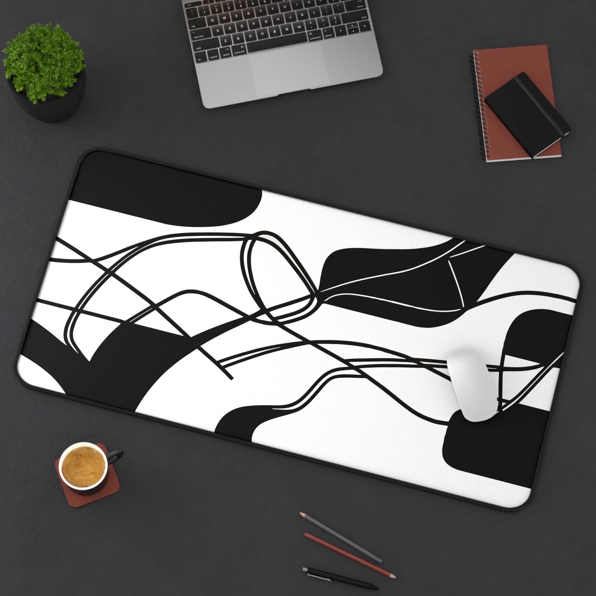 abstract-lines-monochrome-mouse-pad-abstract-art-desk-mat-sleek-black-and-white-desk-pad-minimalist-mouse-pad-desk-accessory
