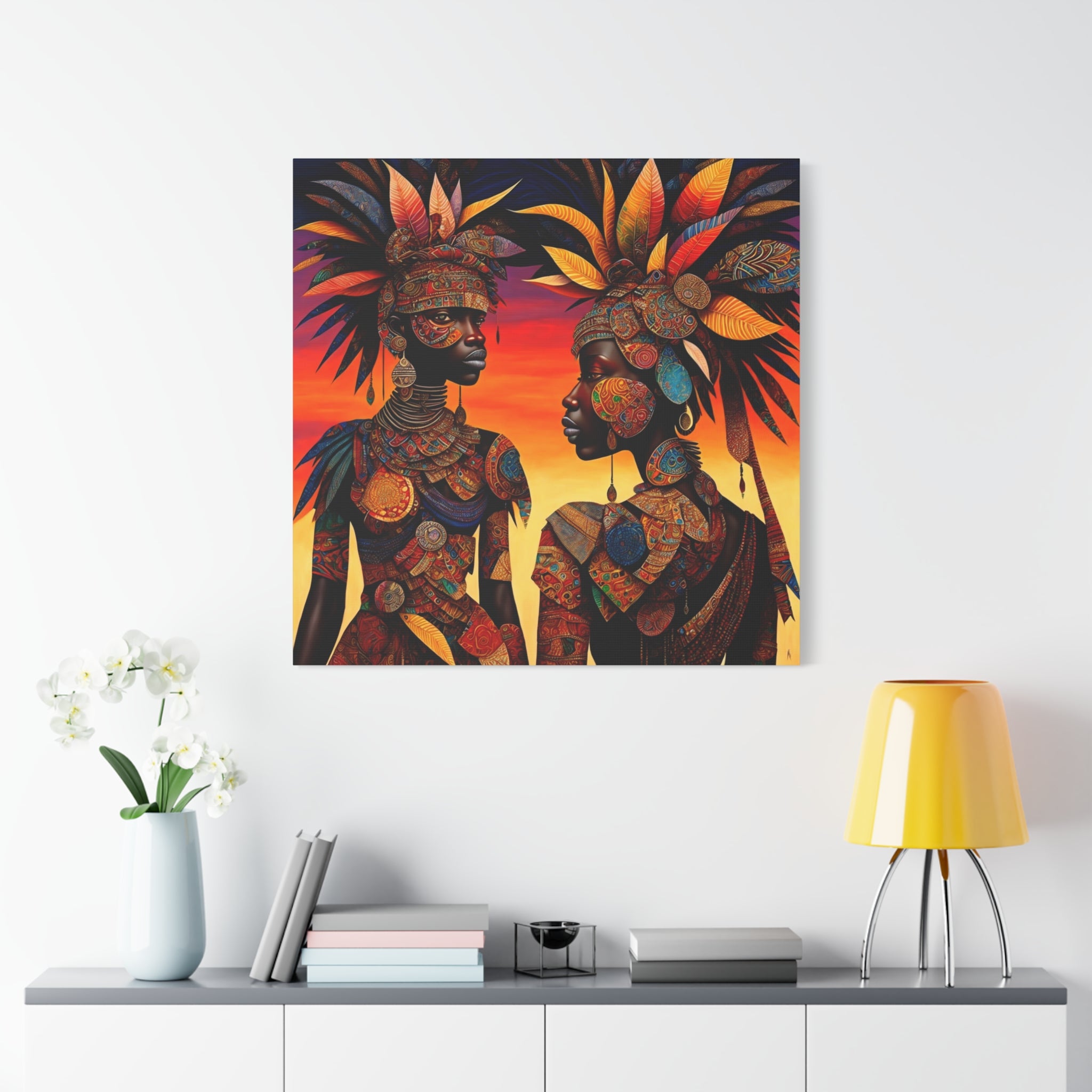 canvas-wall-art-traditional-african-woman-african-portrait-afrocentric-home-decor-tribal-art-african-american-art-ethnic-wall