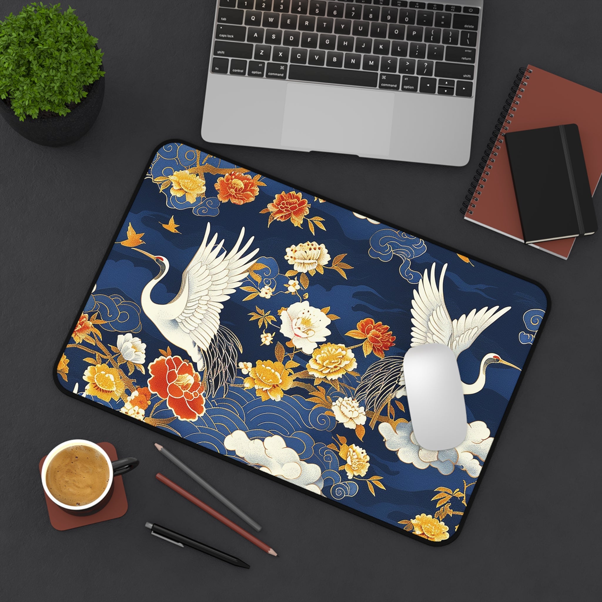 japanese-cranes-art-desk-mat-mousepad-desk-pad-for-home-office-white-asian-crane-design-gift-for-bird-lovers-office-decor-wor