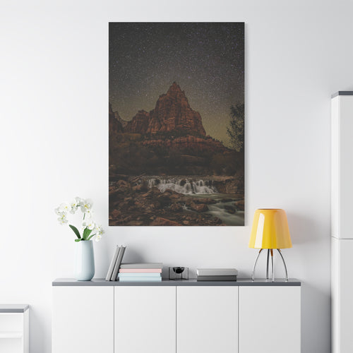 canvas-wall-art-zion-national-park-mountain-nature-landscape-starry-night-canvas-print-living-room-decor-rustic-decor