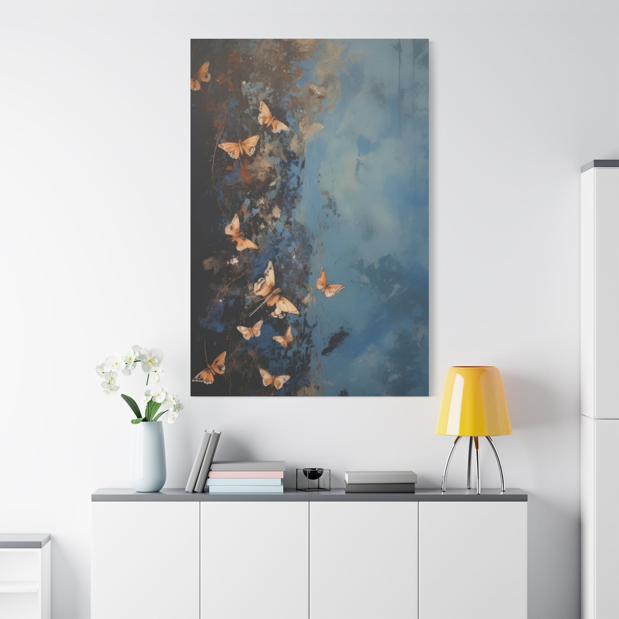 abstract-butterfly-canvas-print-brush-strokes-living-room-decor-abstract-paintings-butterfly-decor-home-decor-accent