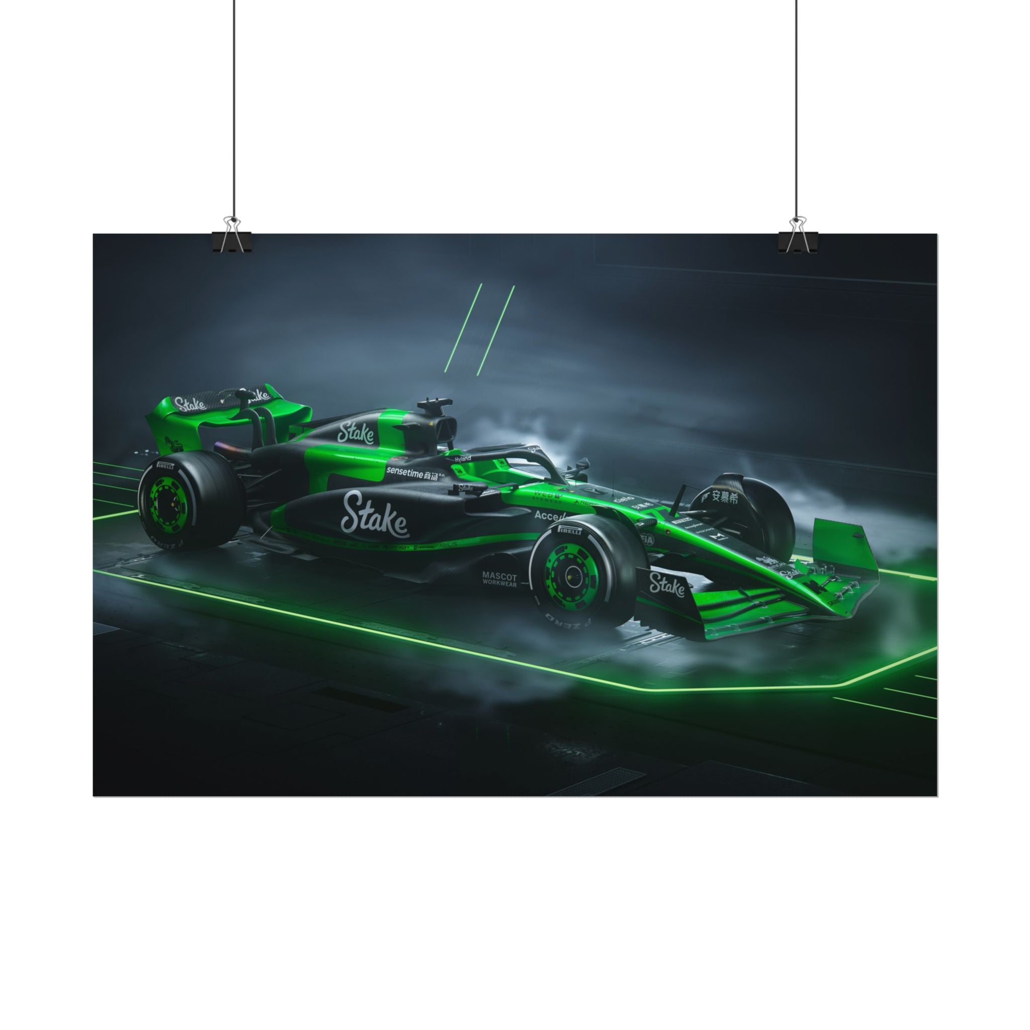 green-formula-1-car-poster-print-formula-one-cars-formula-1-gift-formula-1-poster-formula-1-wall-art-wall-decor-room-decor