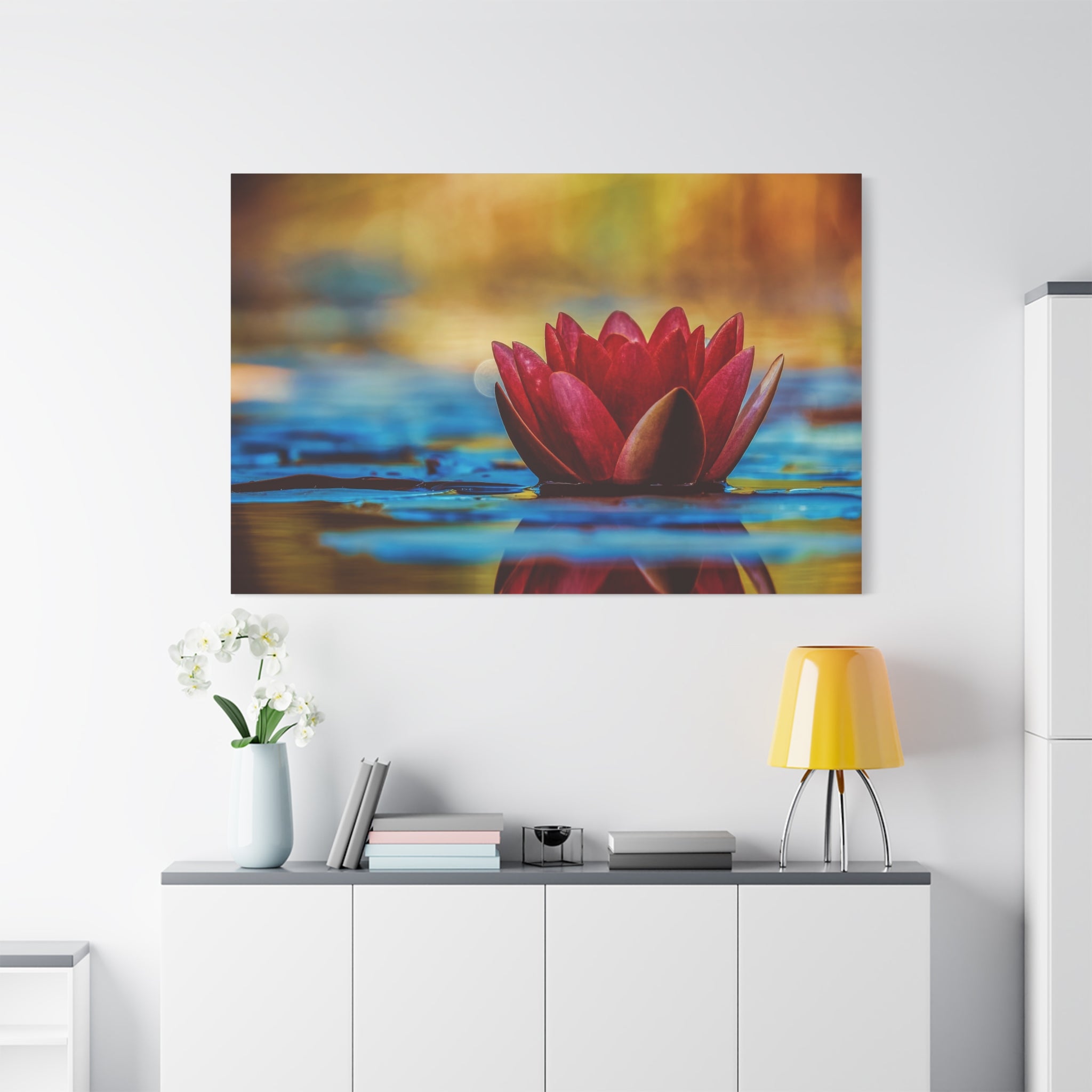 canvas-print-lotus-floral-nature-wall-art-home-decor-gift-idea-living-room-decor-office-art-zen-decor