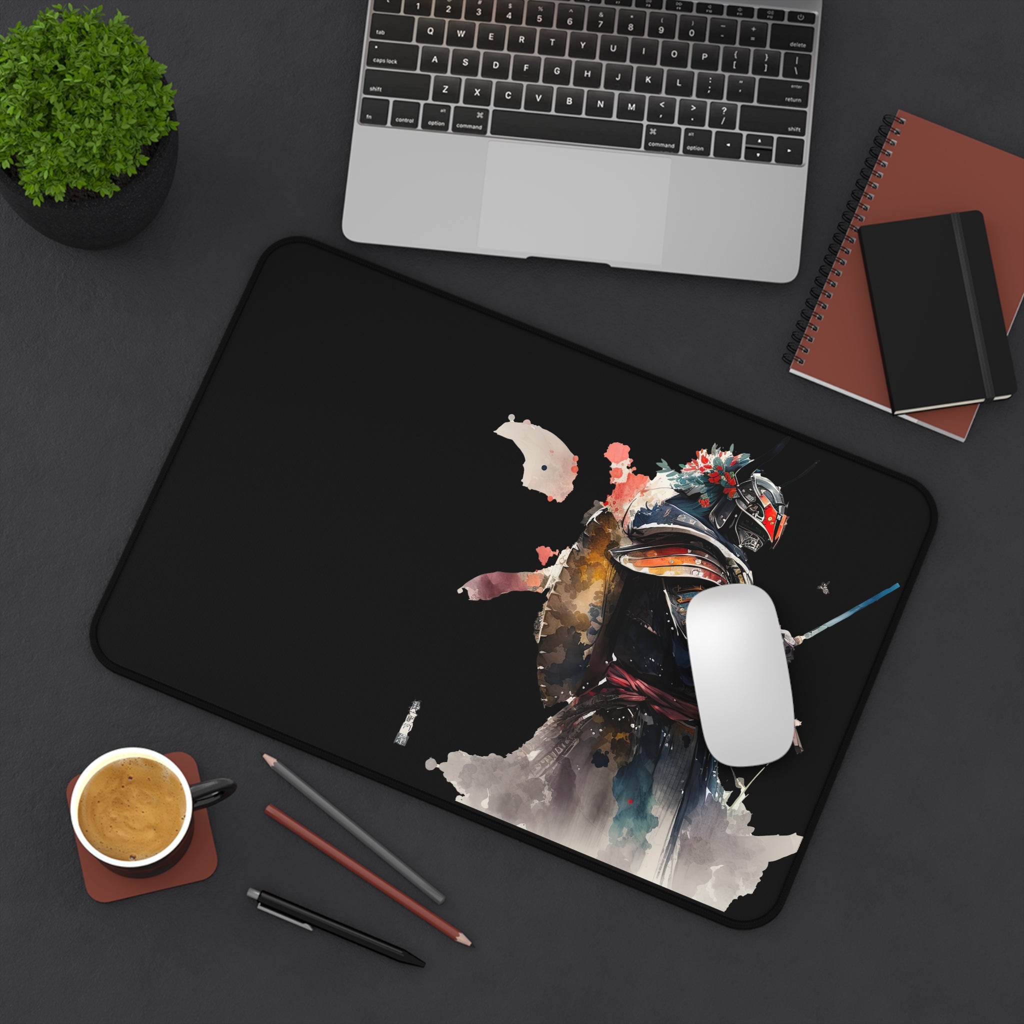 japanese-samurai-watercolor-mousepad-grey-desk-mat-desk-pad-for-home-office-large-gaming-work-desk-large-keyboard-mat-gift-fo