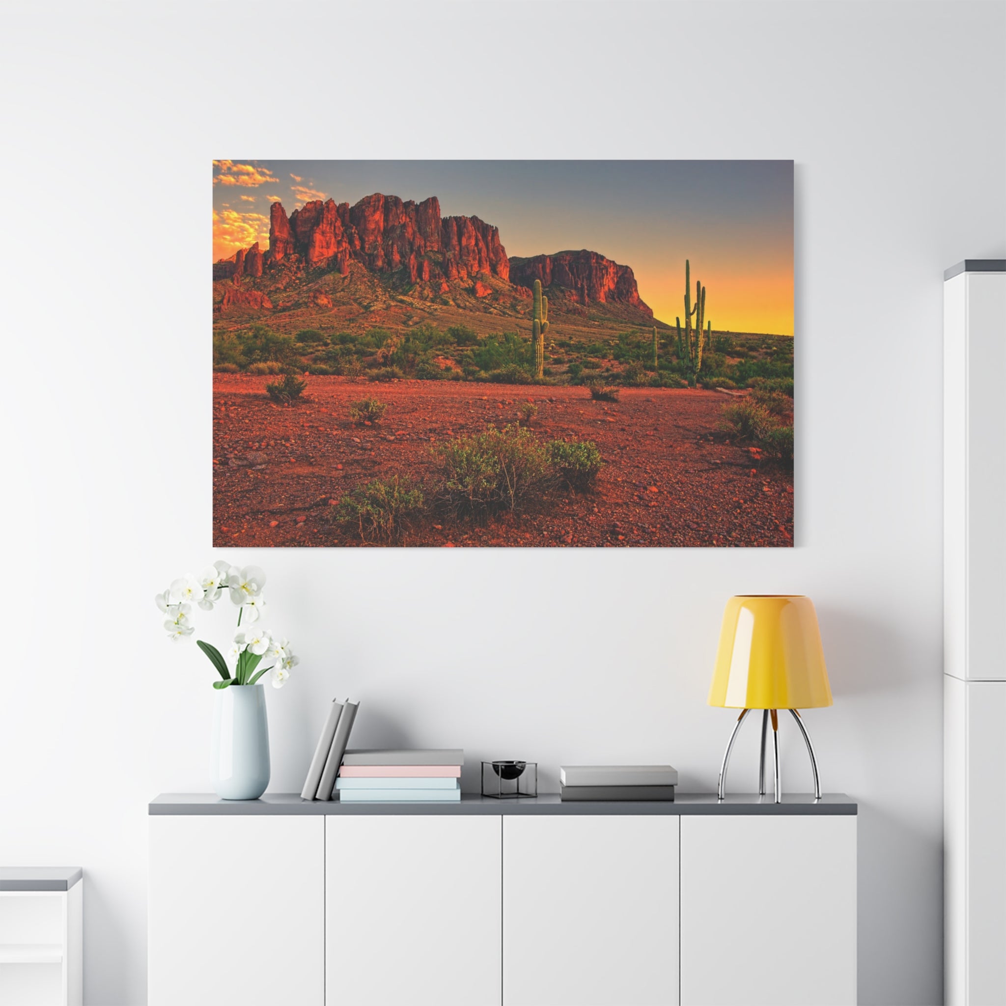 canvas-print-phoenix-landscape-wall-art-desert-decor-stretched-matte-canvas-landscape-print
