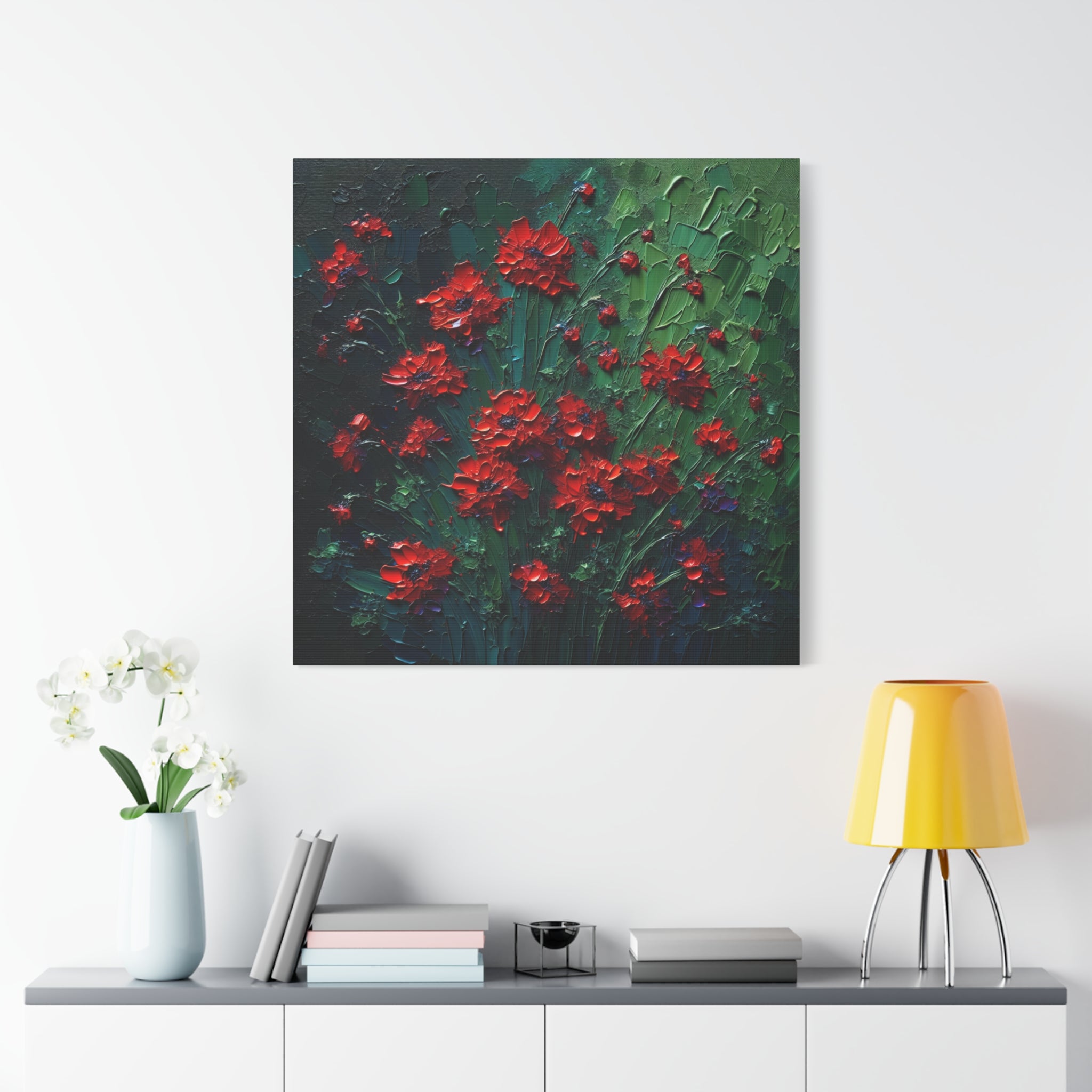 canvas-print-red-wildflowers-matte-canvas-impasto-oil-painting-stretched-wall-art-home-decor-floral-print-gift-for-nature-lov