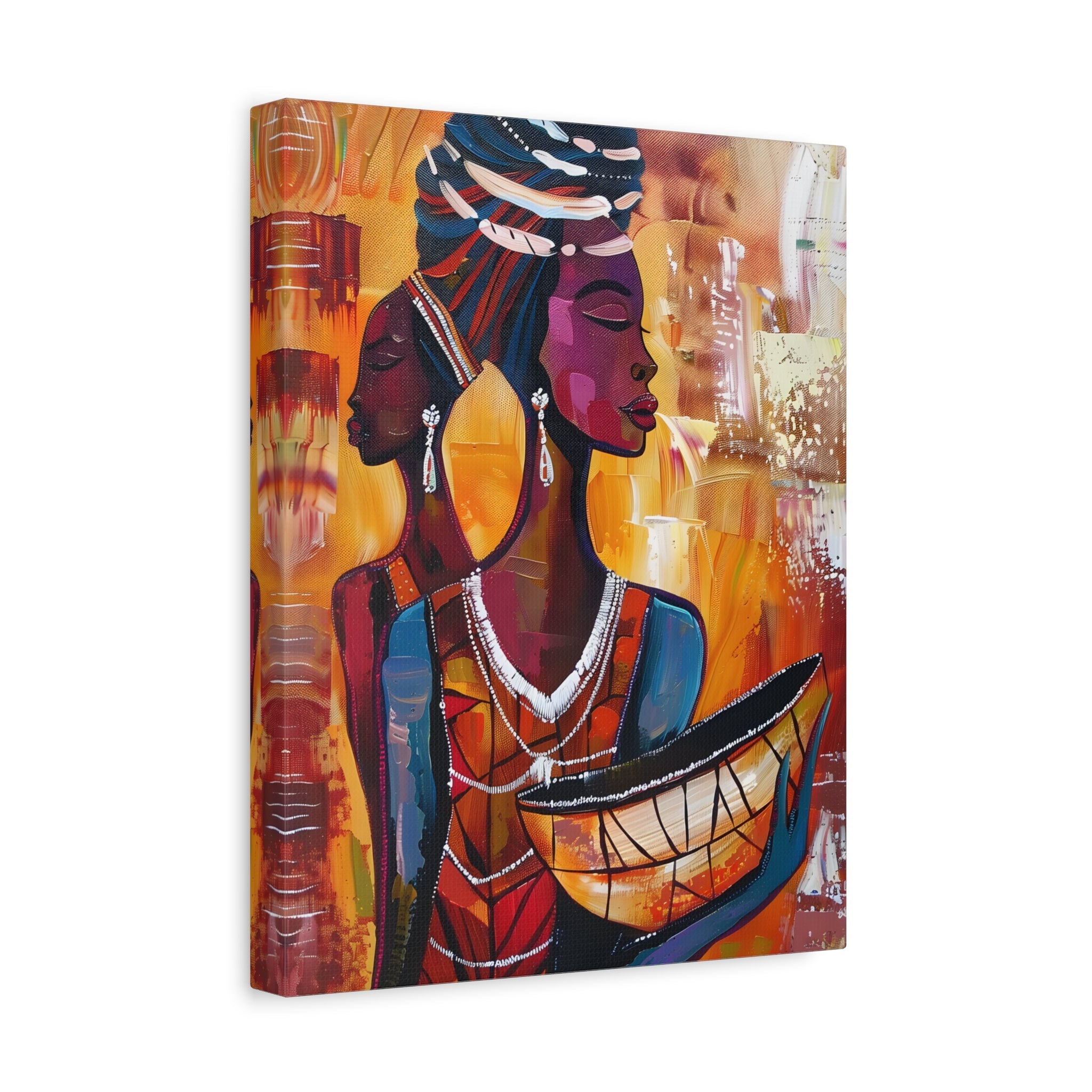 canvas-wall-art-traditional-african-woman-african-portrait-afrocentric-home-decor-tribal-art-african-american-art-ethnic-wall