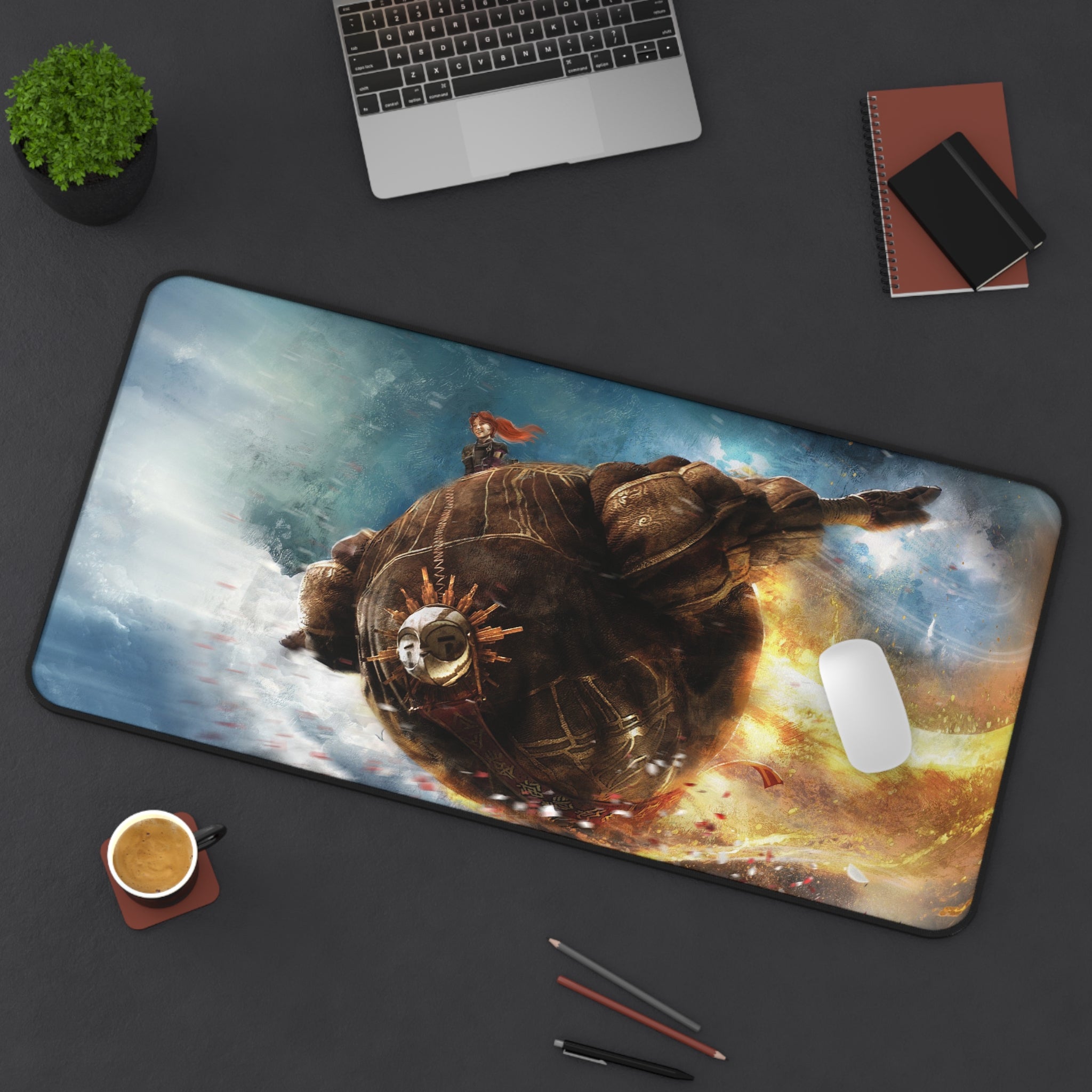 Clair Obscur Expedition 33 Gaming Mouse Pad - XL Desk Mat & Extended Desk Pad - Creature Art - Fantasy RPG Gamer Setup