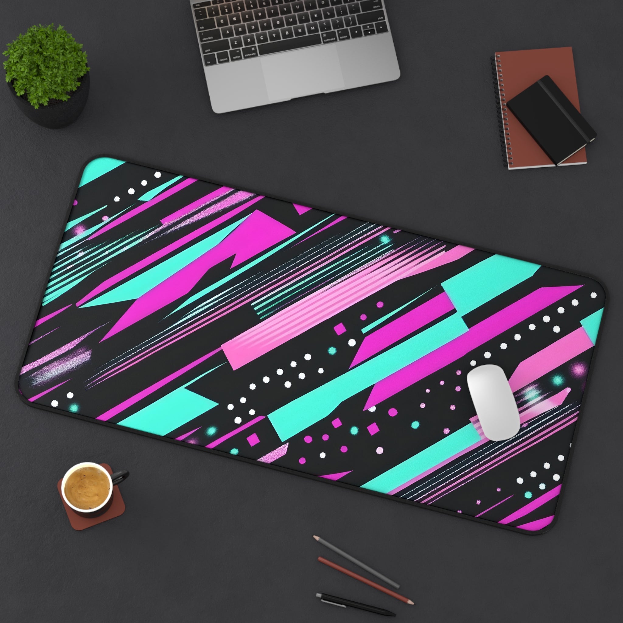 abstract-synthwave-neon-gaming-mouse-pad-for-retro-desk-decor-desk-pad-with-abstract-synthwave-design-pink-desk-mat