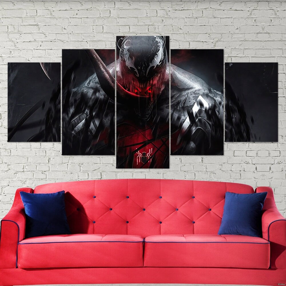 venom-5-piece-wall-art-venom-poster-venom-movie-venom-wall-art-venom-printable-venom-art-venom-wall-decor-venom-gift-venom-5-