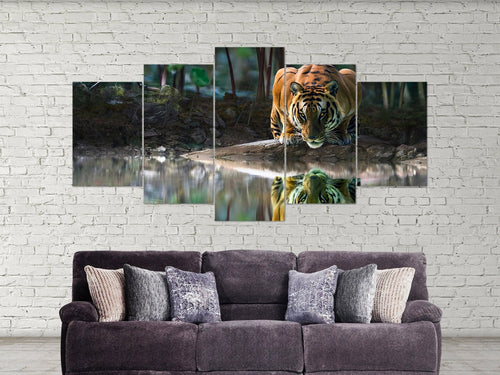 tiger-eye-animal-art-tiger-lovers-5-piece-canvas-wall-art-fantasy-canvas-print-tiger-decor-art-large-wall-art-multi-panel-gif