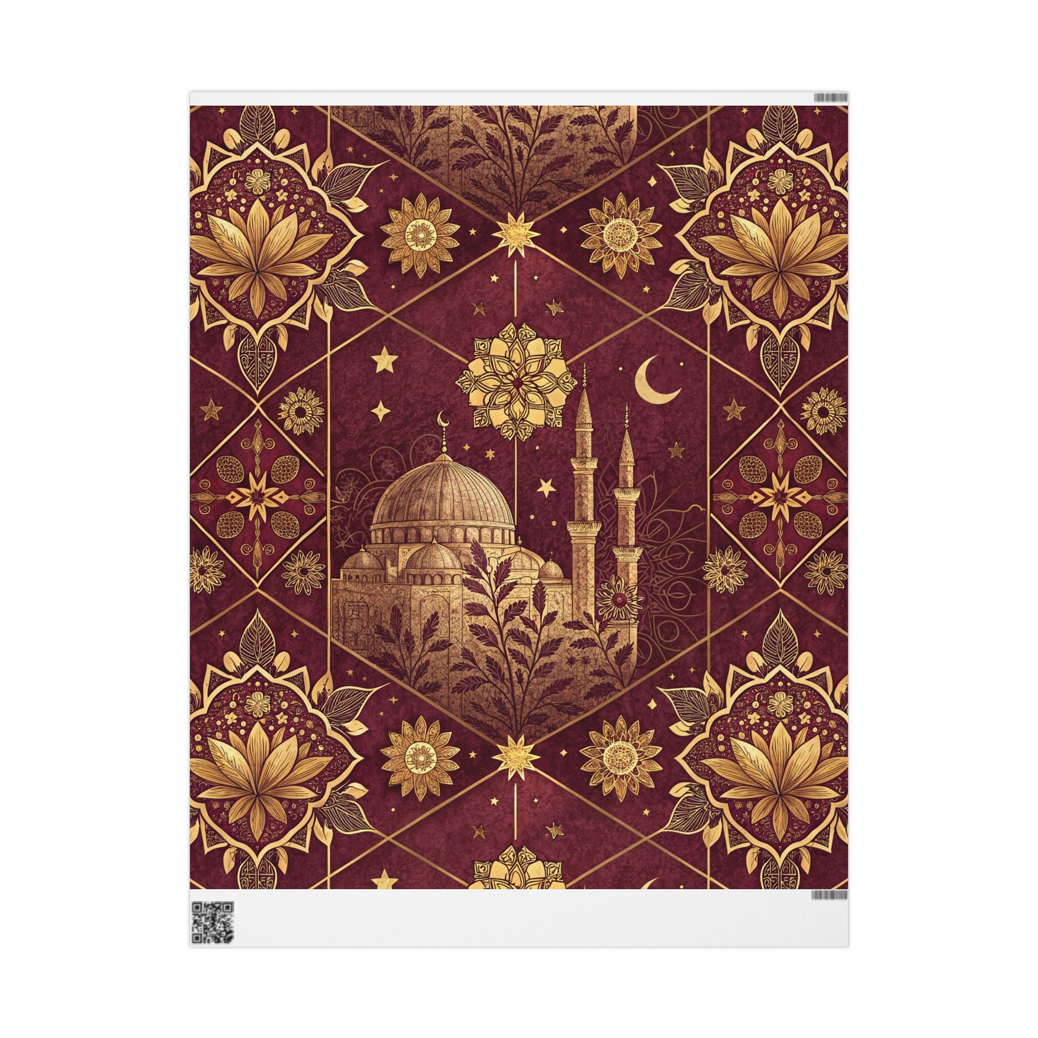 ramadan-night-wrapping-papers-islamic-celestial-gift-wrap-mosque-silhouette-eid-holiday-supplies-festive-present-packaging-re