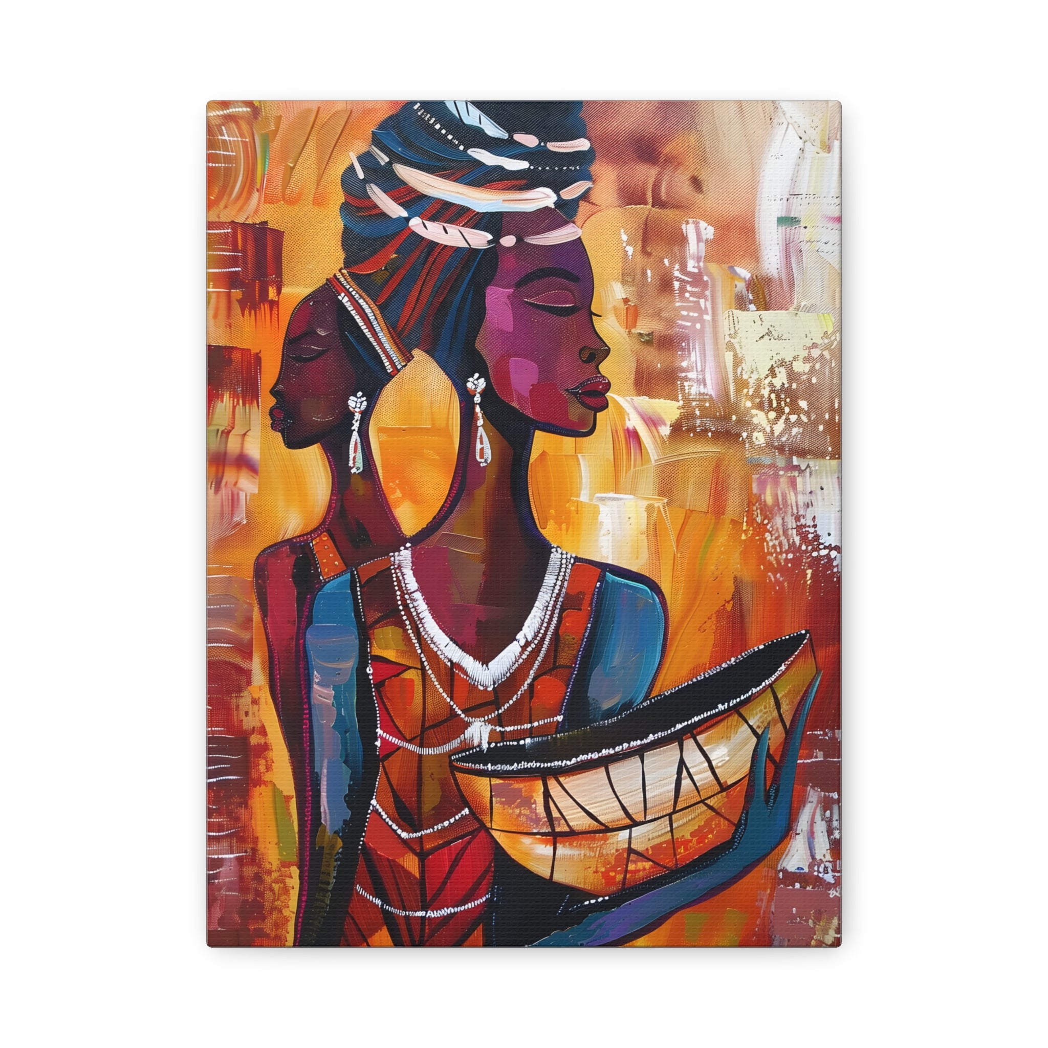 canvas-wall-art-traditional-african-woman-african-portrait-afrocentric-home-decor-tribal-art-african-american-art-ethnic-wall