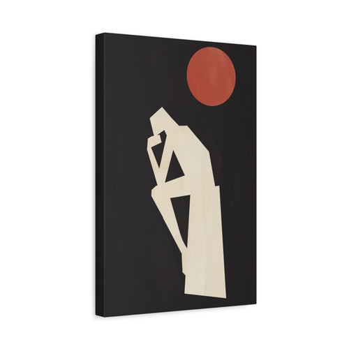 canvas-print-rodin-sculpture-the-thinker-illustration-art-lover-living-room-decor-wall-art-stretched-matte-canvas-gift-home-d