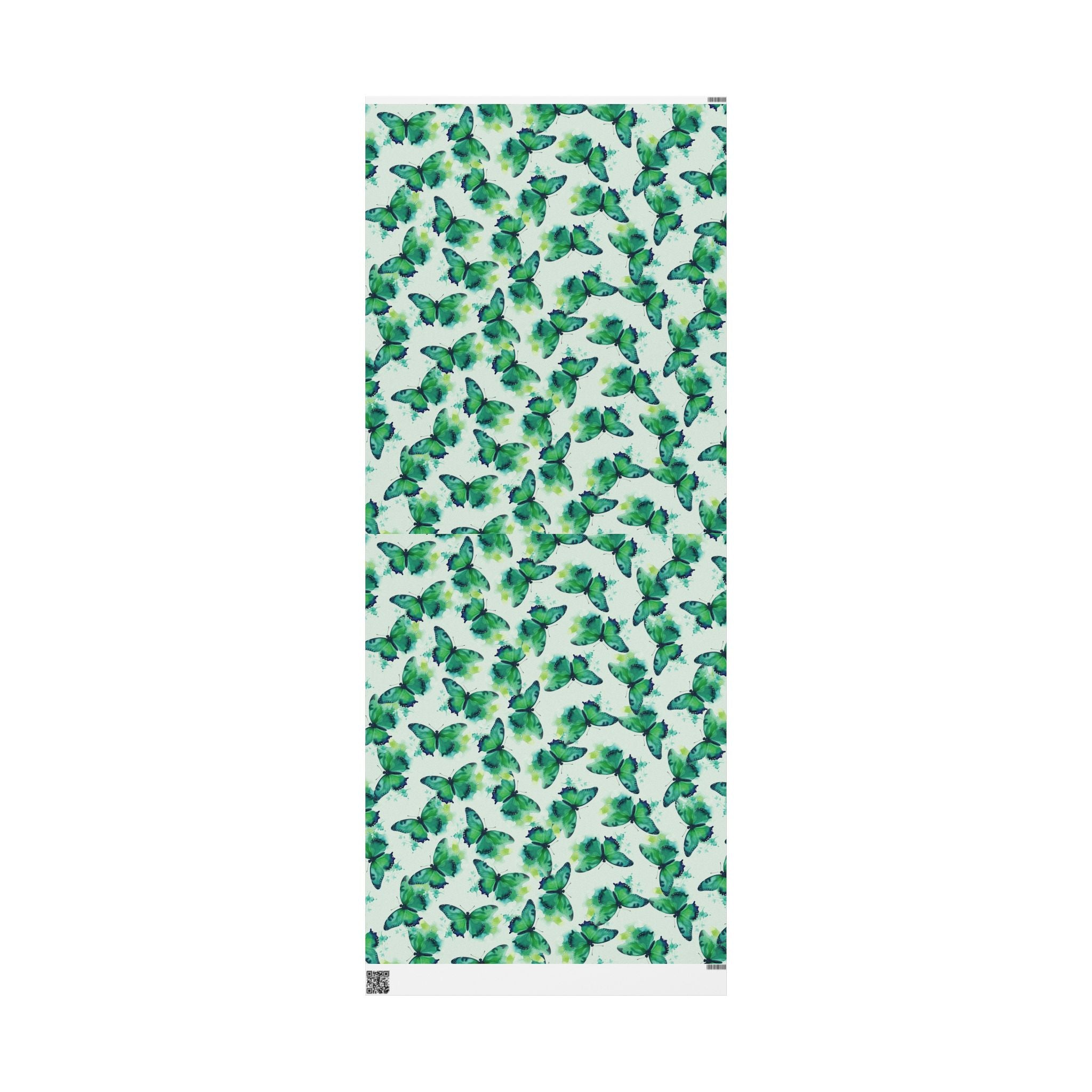 dark-green-butterfly-watercolor-wrapping-papers-elegant-roll-for-gifts-craft-supplies-birthday-gift-wrap-holiday-packaging-sc