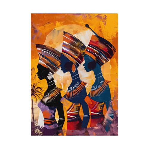 Traditional African Woman Poster Art African Portrait, Afrocentric, Housewarming Gift, Tribal Art, African American Art, Ethnic Wall Decor