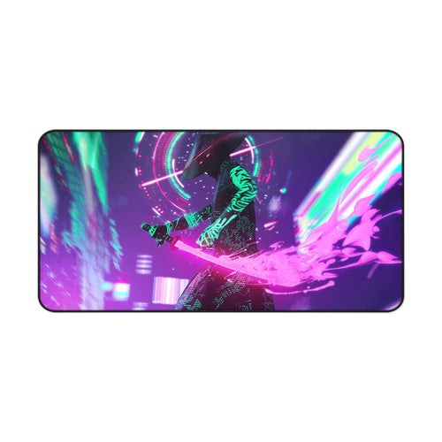 neon-cyberpunk-samurai-mouse-pad-large-gaming-desk-mat-fantasy-protective-desk-pad-japanese-desk-accessory