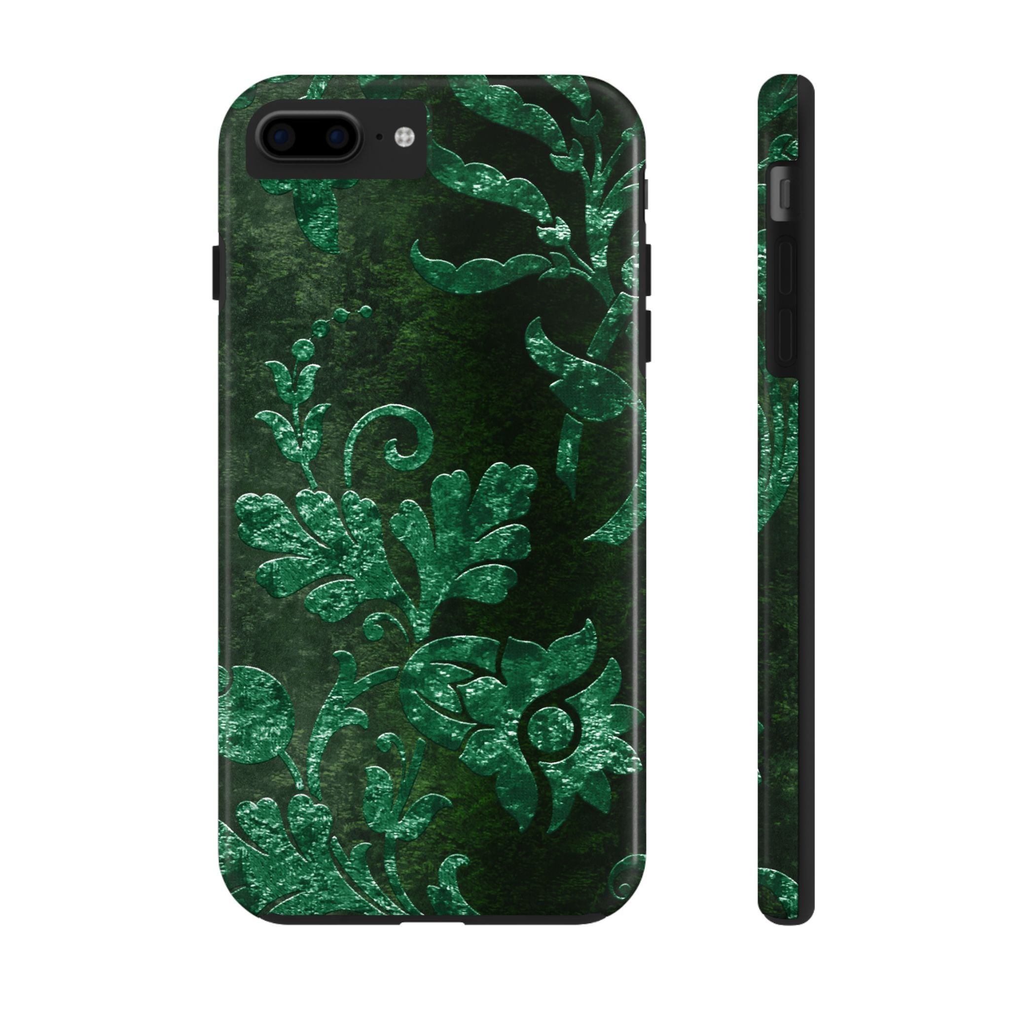 embossed-emerald-velvet-tough-phone-case-protective-iphone-cover-heavy-duty-phone-case-rugged-phone-case-durable-smartphone-c