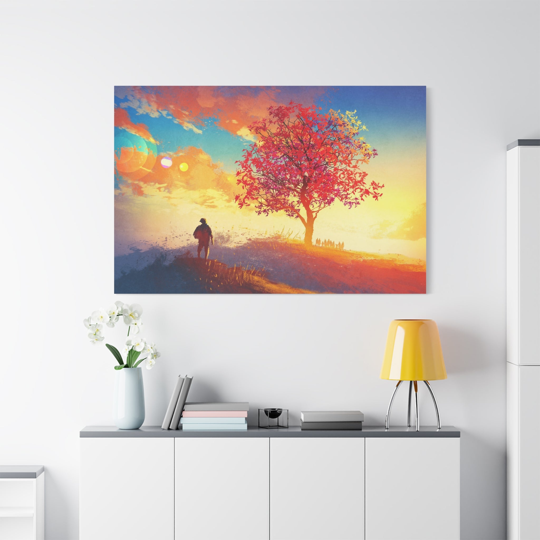 fall-canvas-wall-art-fall-sunset-tree-print-stretched-matte-canvas-home-decor-autumn-decor-gift-for-nature-lovers