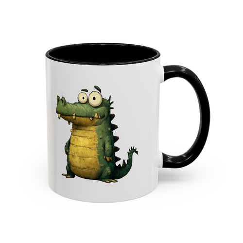 Funny Alligator Accent Coffee Mug | Cute Animal Mug for Nature Lovers, Ideal Gift for Birthdays, Holidays, Home Decor