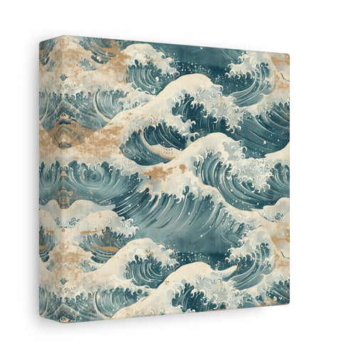 canvas-print-vintage-wave-pattern-japanese-style-colorful-wall-art-home-decor-stretched-matte-canvas-unique-gift-idea-office-
