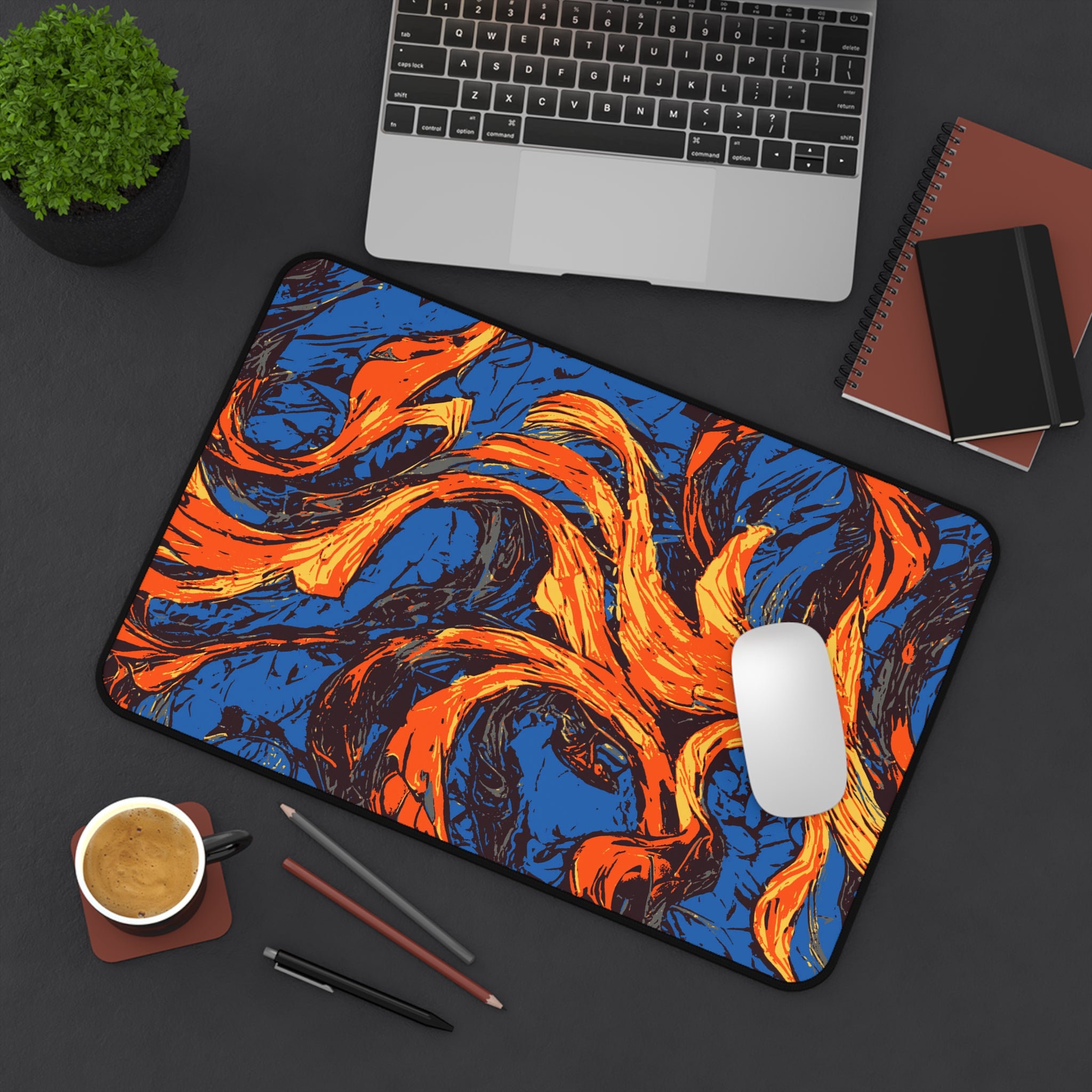 retro-wave-abstract-art-mouse-pad-vintage-roots-desk-mat-colorful-retro-desk-pad-modern-minimalist-mousepad-orange-blue