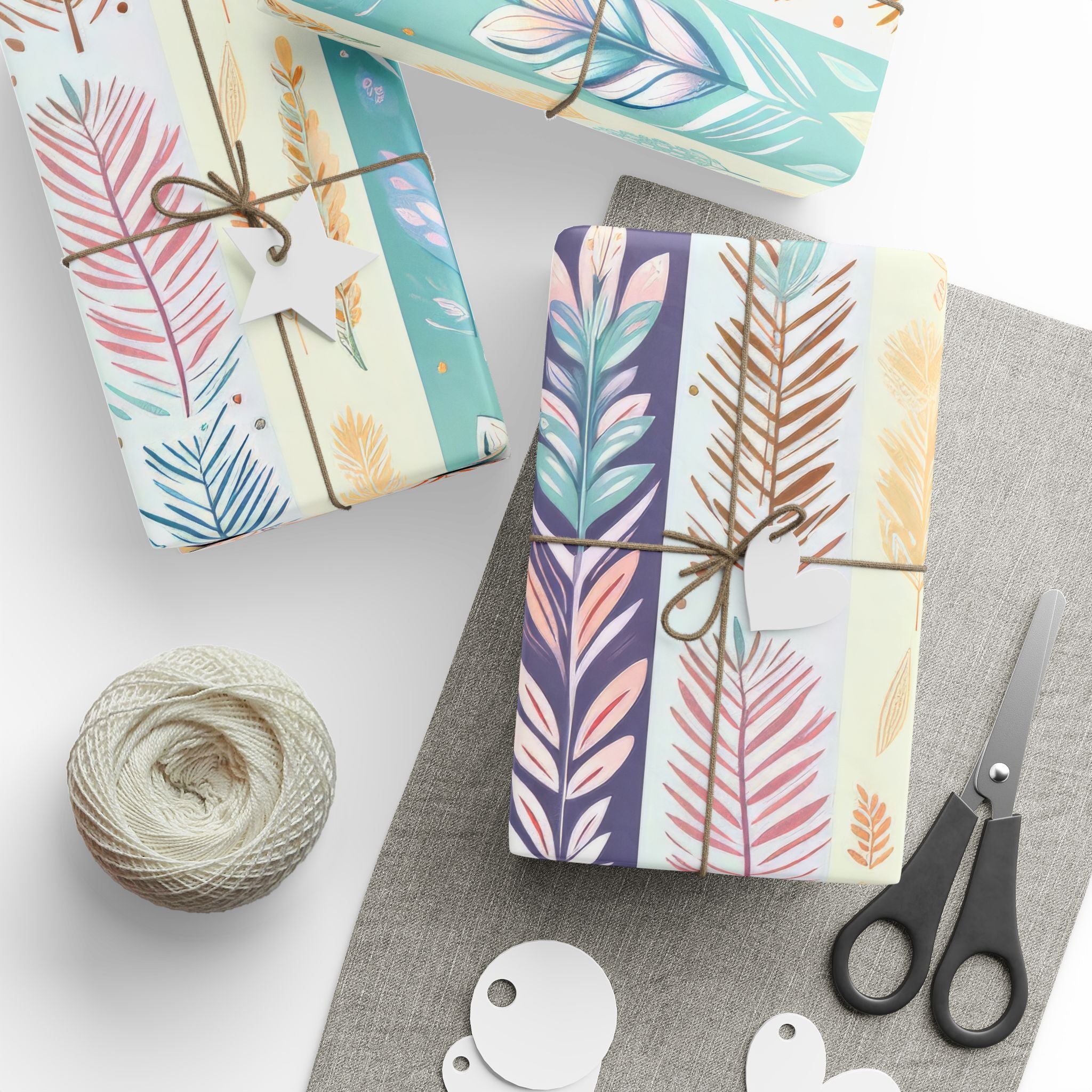 boho-wrapping-papers-pastel-gift-wrap-roll-for-birthday-unique-bohemian-design-holiday-present-wrap-scandinavian-style-packag