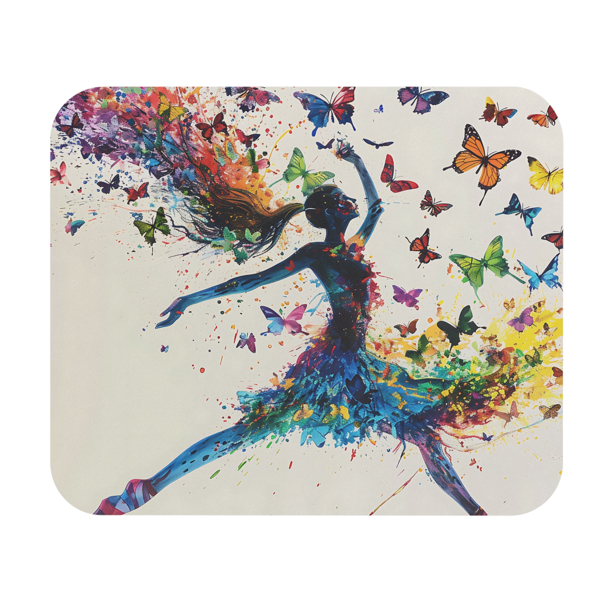 dancing-ballerina-girl-and-butterflies-watercolor-mouse-pad-artistic-desk-accessory-whimsical-watercolor-mousepad