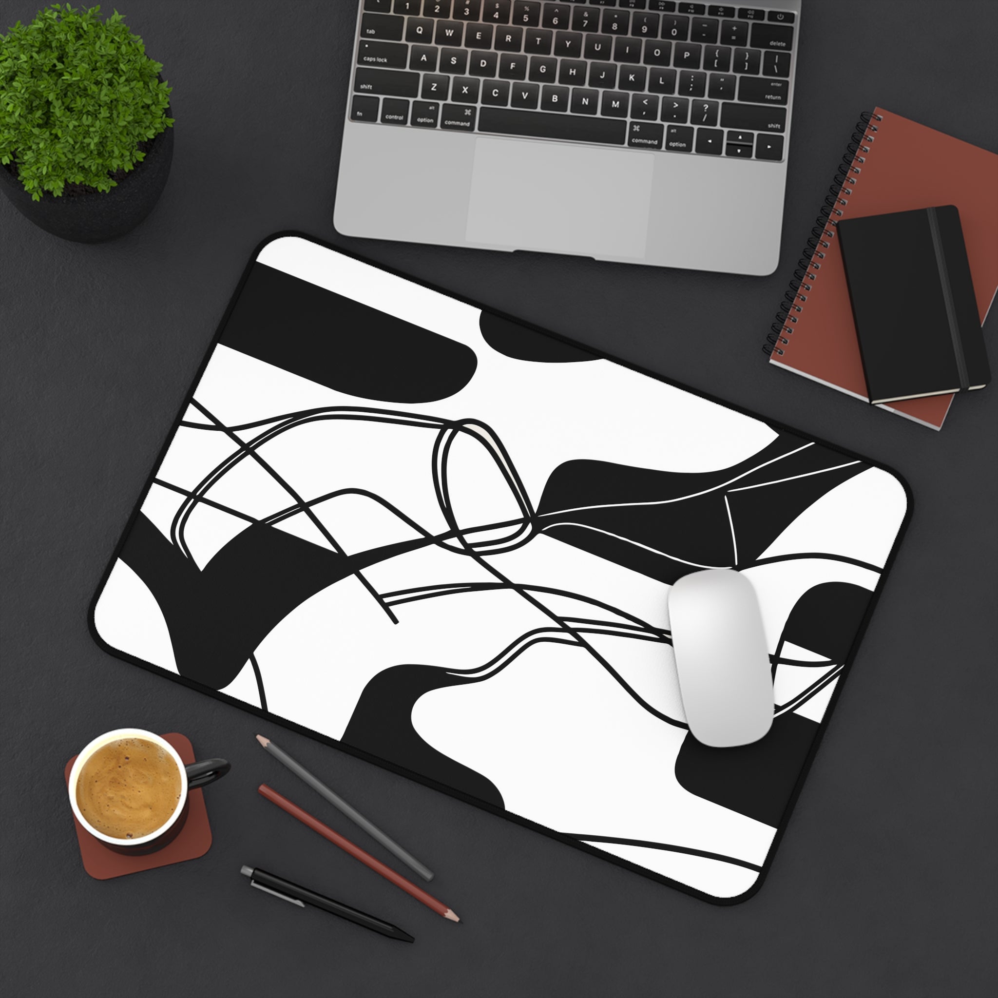 abstract-lines-monochrome-mouse-pad-abstract-art-desk-mat-sleek-black-and-white-desk-pad-minimalist-mouse-pad-desk-accessory