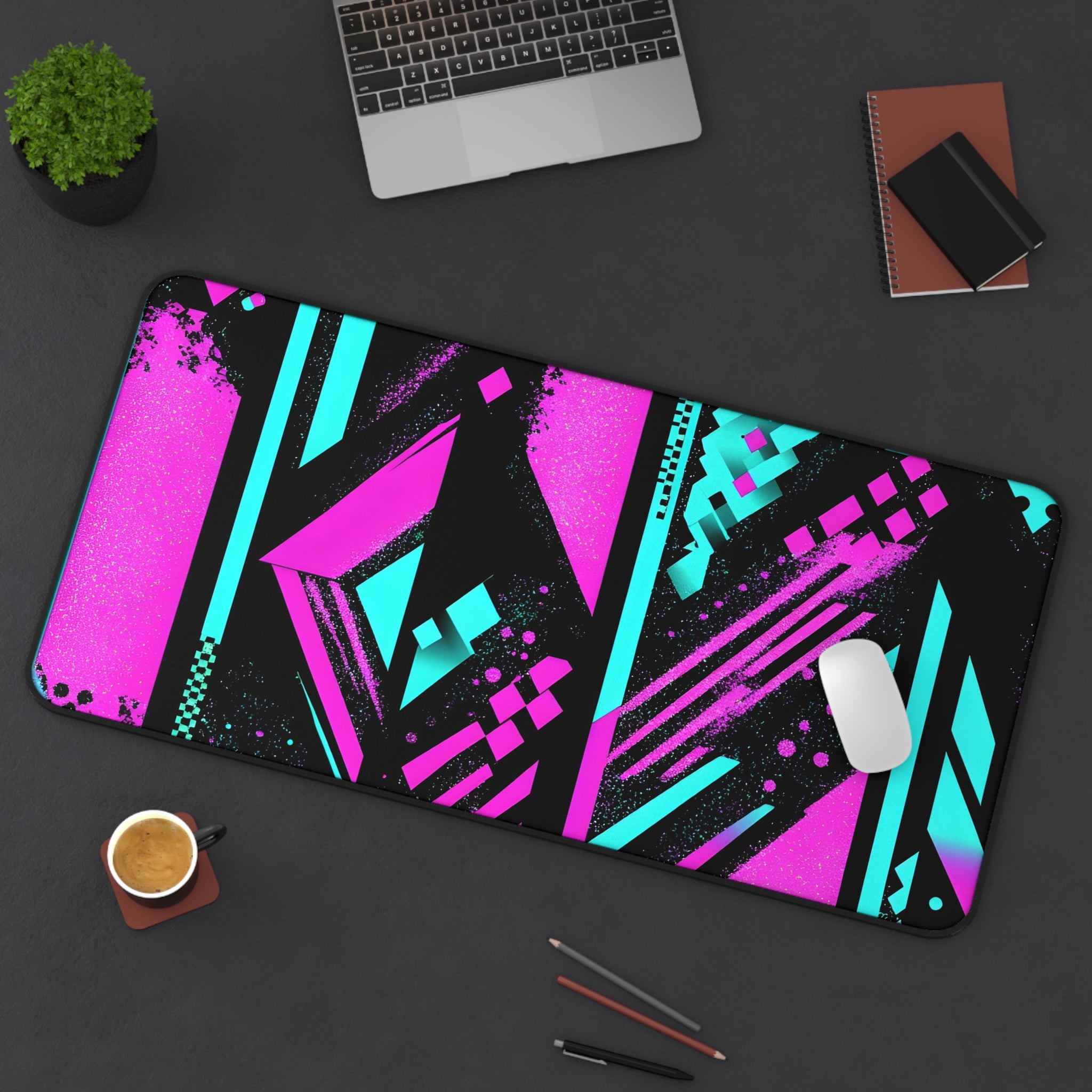 abstract-synthwave-neon-mouse-pad-for-retro-desk-decor-retro-neon-desk-pad-with-abstract-synthwave-design-colorful-desk-mat