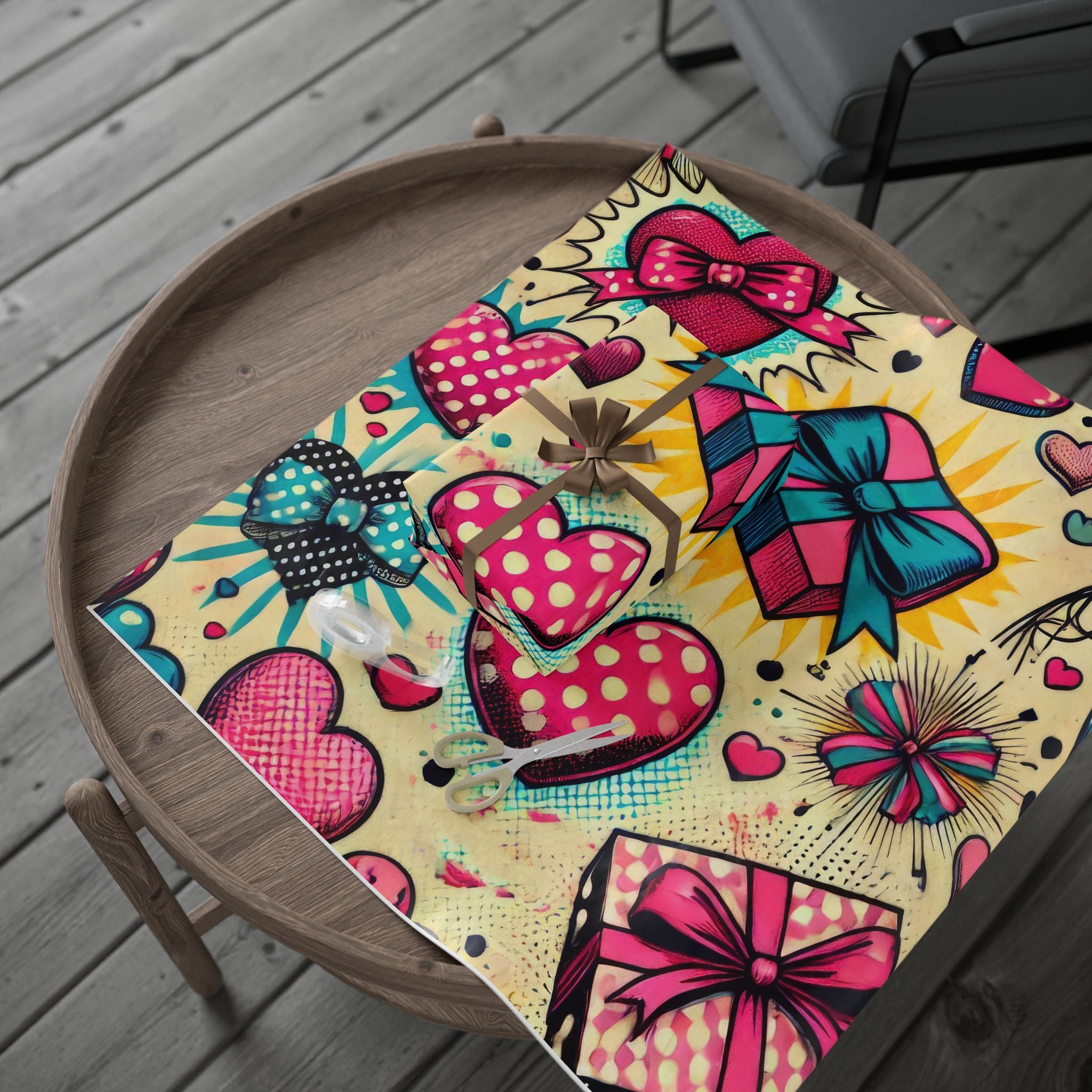 valentines-day-pop-art-gift-wrapping-papers-v-day-gift-wrap-roll-heart-love-pattern-romantic-present-packaging-anniversary-bi