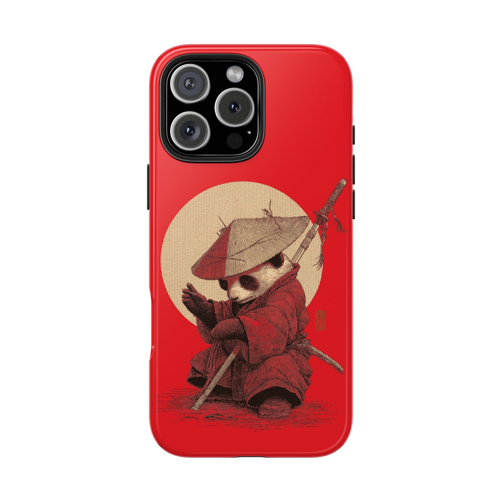japanese-samurai-panda-iphone-tough-case-kawaii-animal-phone-cover-protective-phone-cover-japandi-art-iphone-case