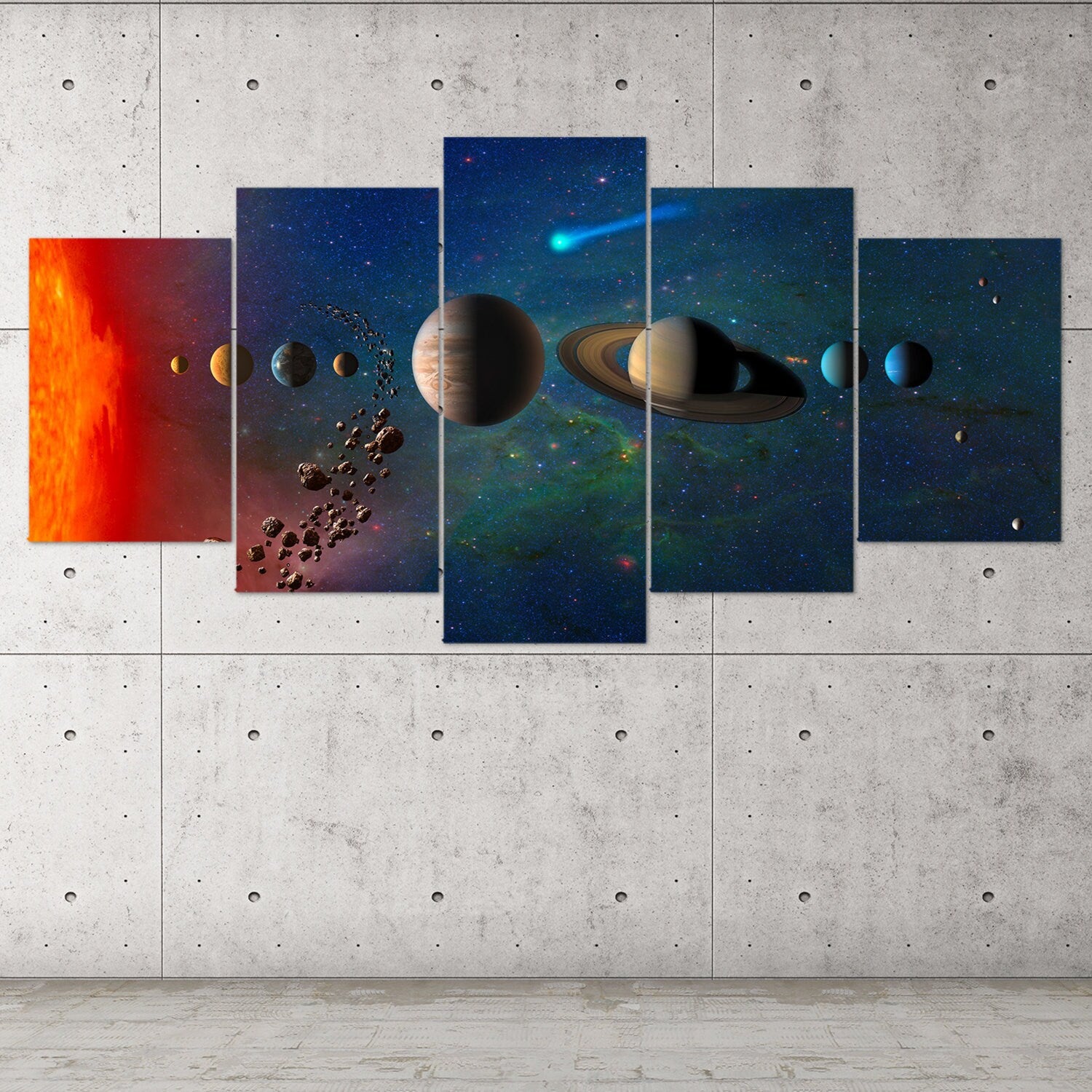 solar-system-5-piece-canvas-wall-art-solar-system-decor-solar-system-wall-art-gift-solar-system-for-kids-printable-solar-syst