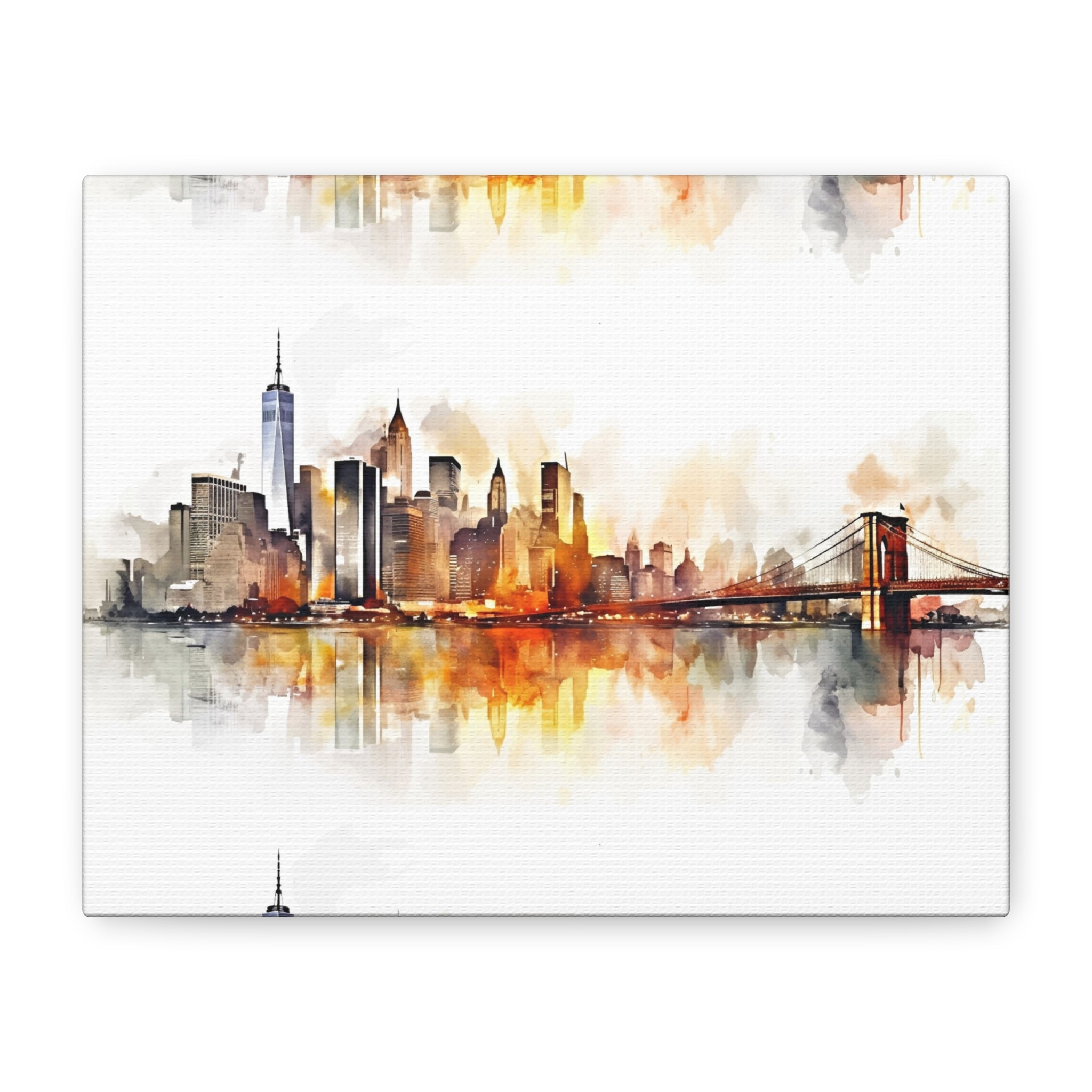 canvas-wall-art-print-watercolor-new-york-city-cityscape-home-decor-matte-stretched-alternative-nyc-wall-decor-urban-landscap